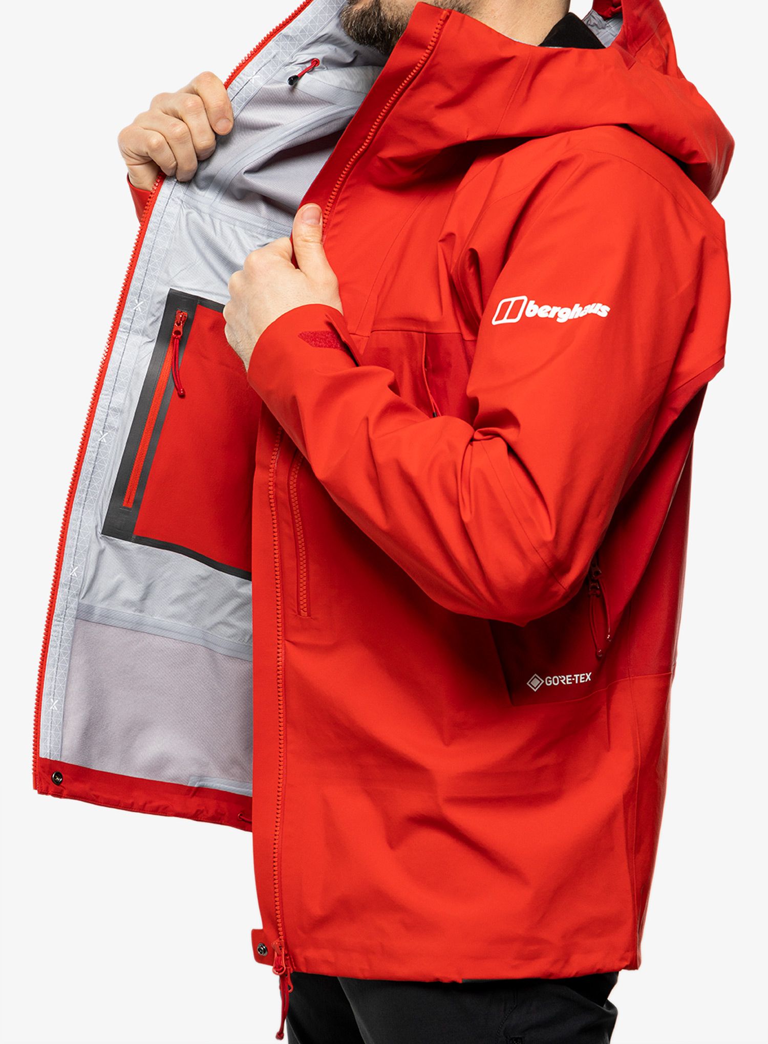 GORE-TEX jakna Berghaus MTN Seeker GTX Jacket - goji berry/haute red