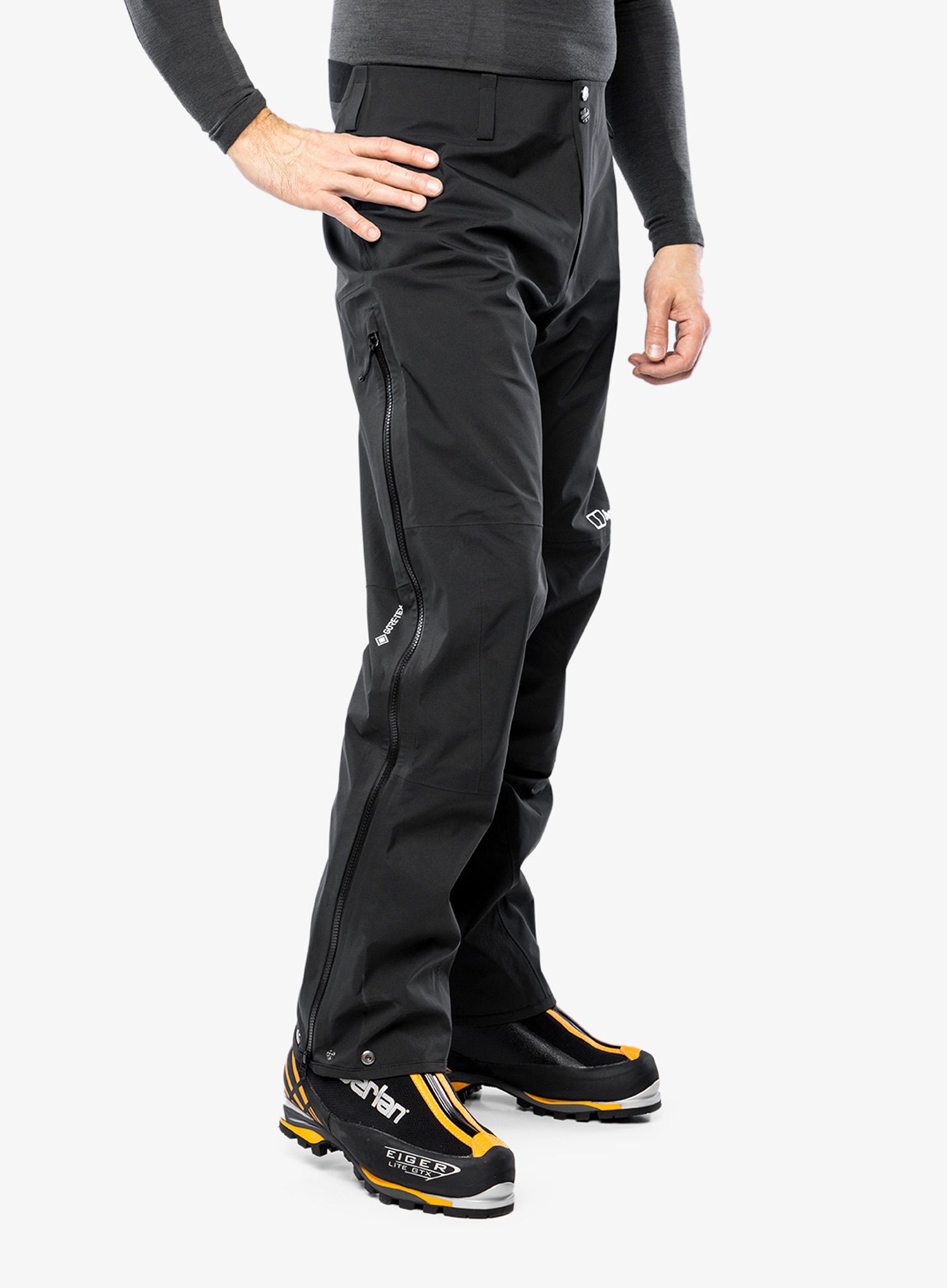 GORE TEX hlače Berghaus MTN Seeker GTX Pant - black/black