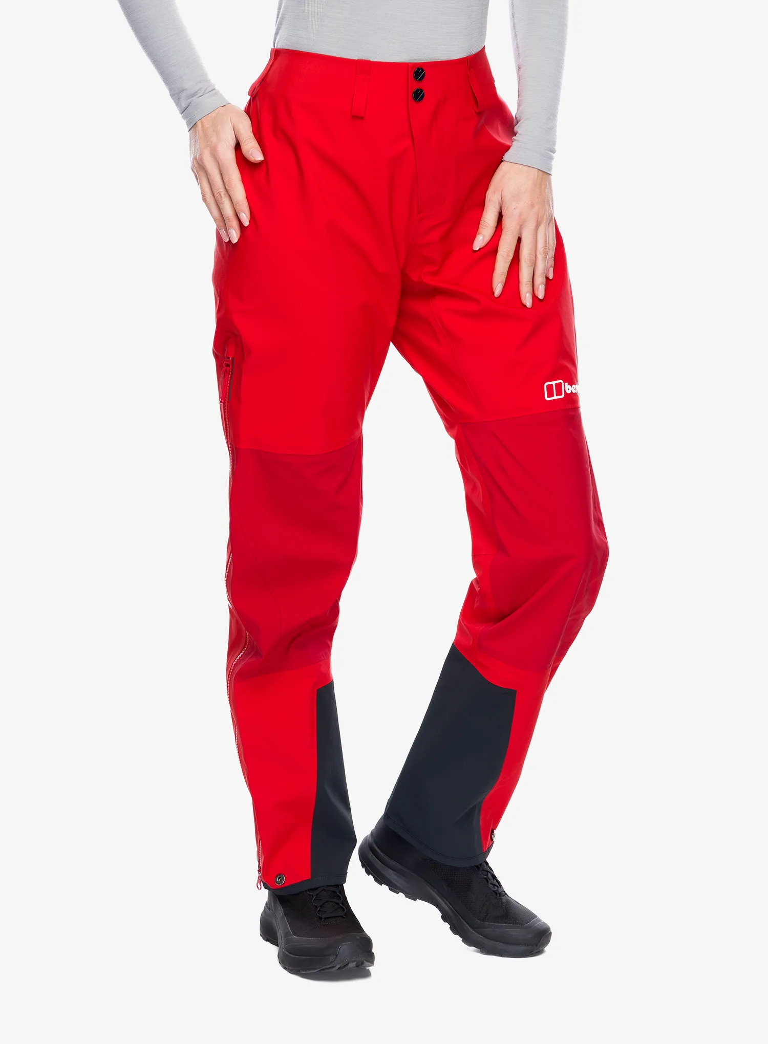 Ženske pohodne hlače Berghaus MTN Seeker GTX Pant - goji berry/haute red