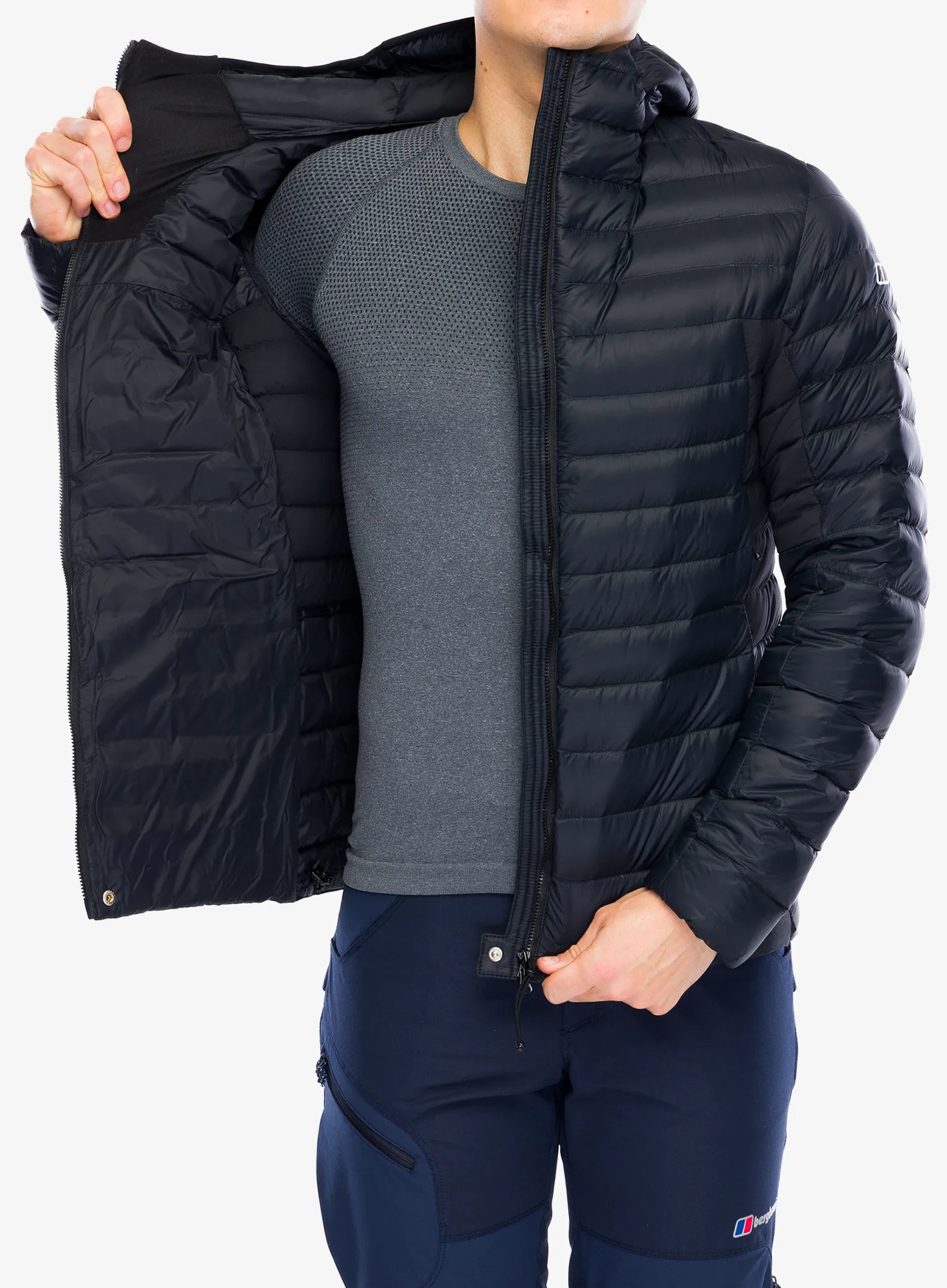 Puhovka Berghaus MTN Seeker MW Down Hoody - black/black