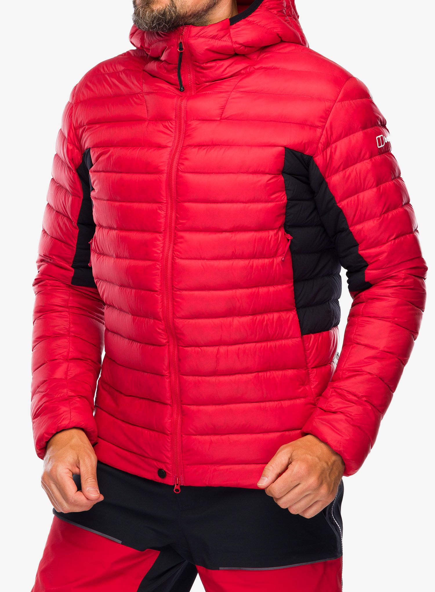 Puhovka Berghaus MTN Seeker MW Down Hoody - goji berry/jet black