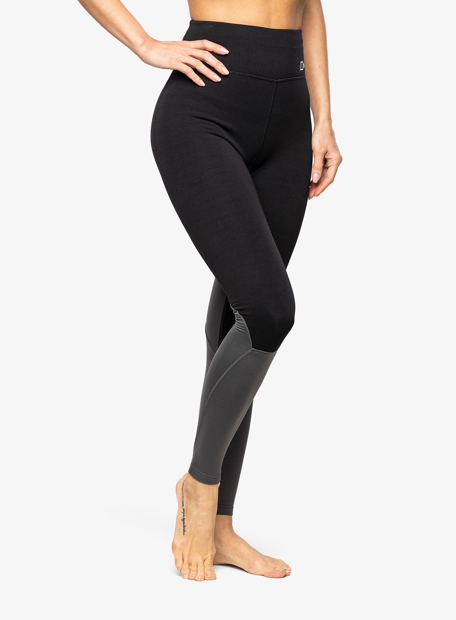 Ženske pajkice Berghaus MTN Seeker ST Legging - jet black/grey pinstripe
