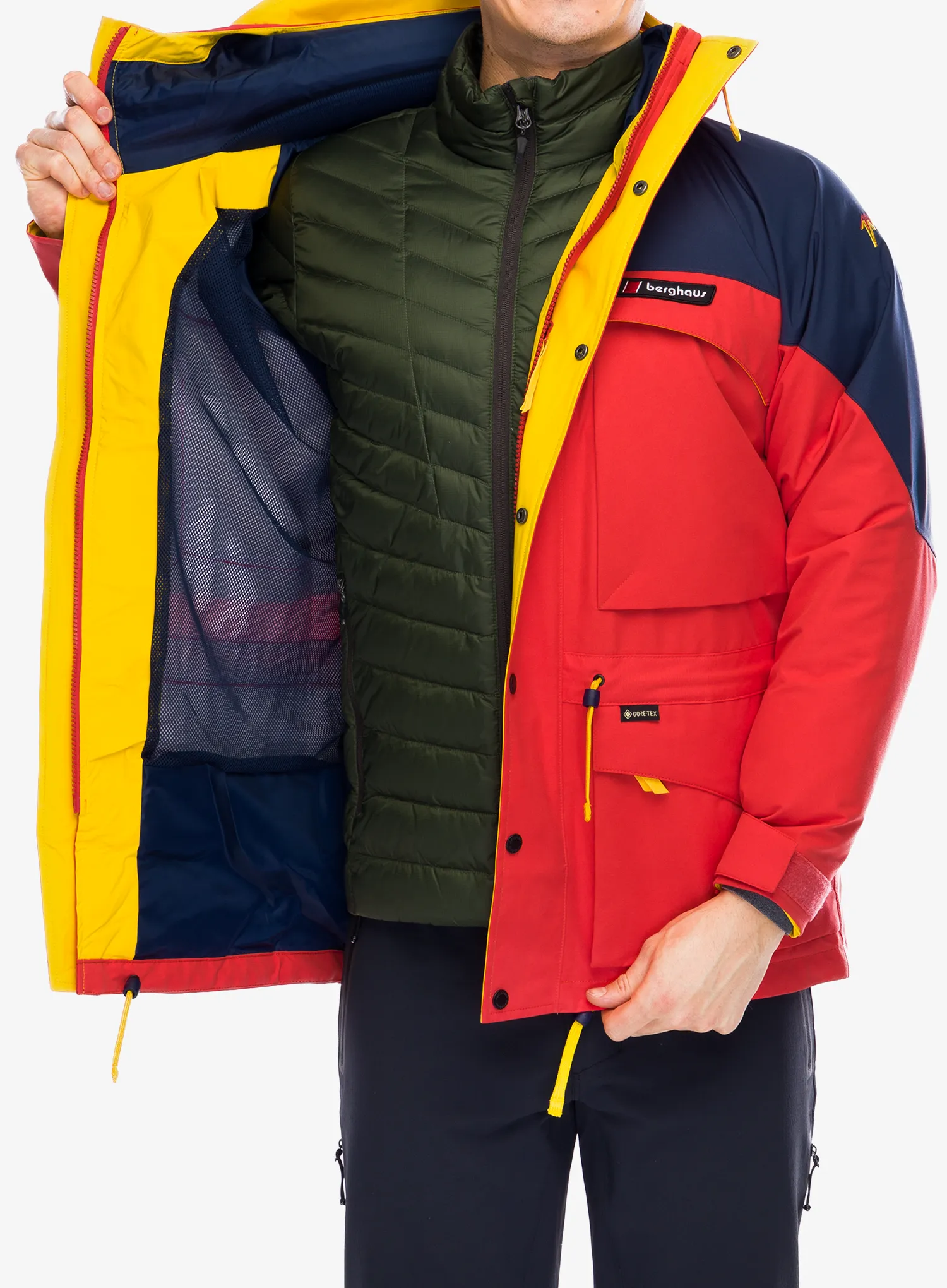 GORE-TEX jakna Berghaus Mera Peak 2000 Jacket - mtn carmine/dusk/amber