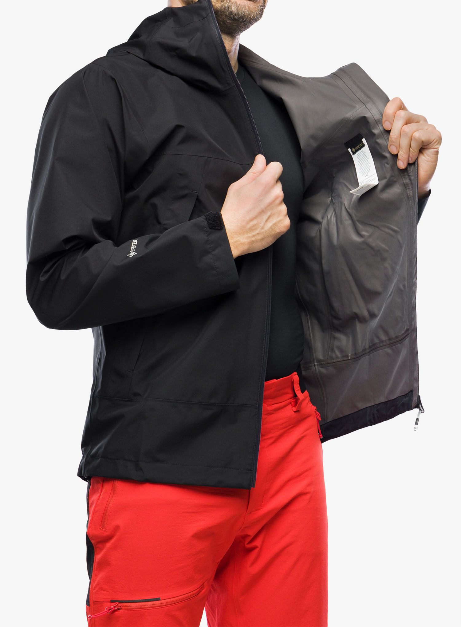 Nepremočljiva jakna Berghaus Paclite Dynak Shell Jacket - black/black
