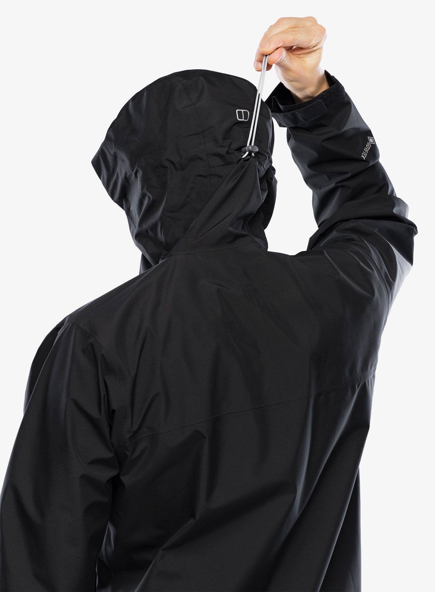 Nepremočljiva jakna Berghaus Paclite Dynak Shell Jacket - black/black
