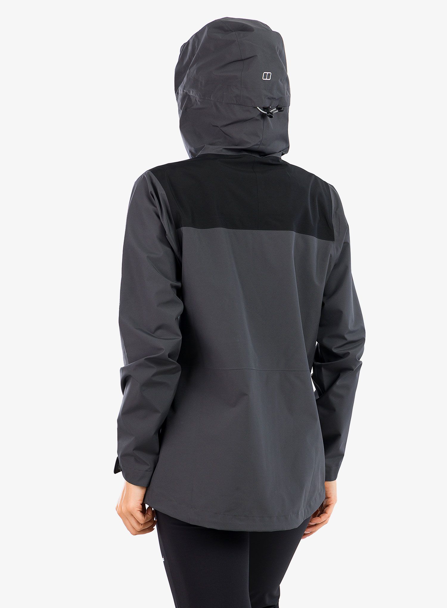 Ženska nepremočljiva jakna Berghaus Paclite Dynak Shell Jacket - af grey/black