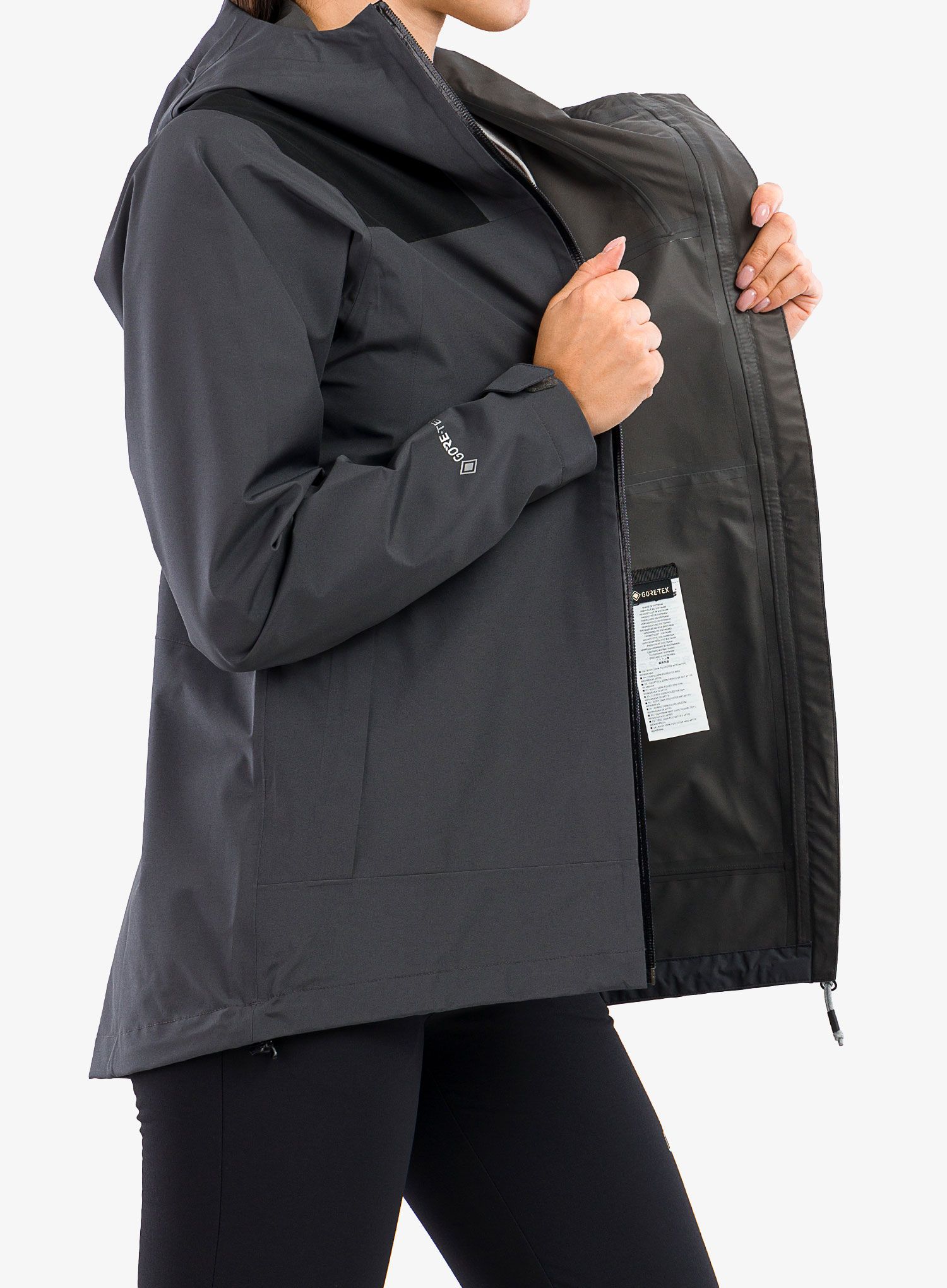 Ženska nepremočljiva jakna Berghaus Paclite Dynak Shell Jacket - af grey/black