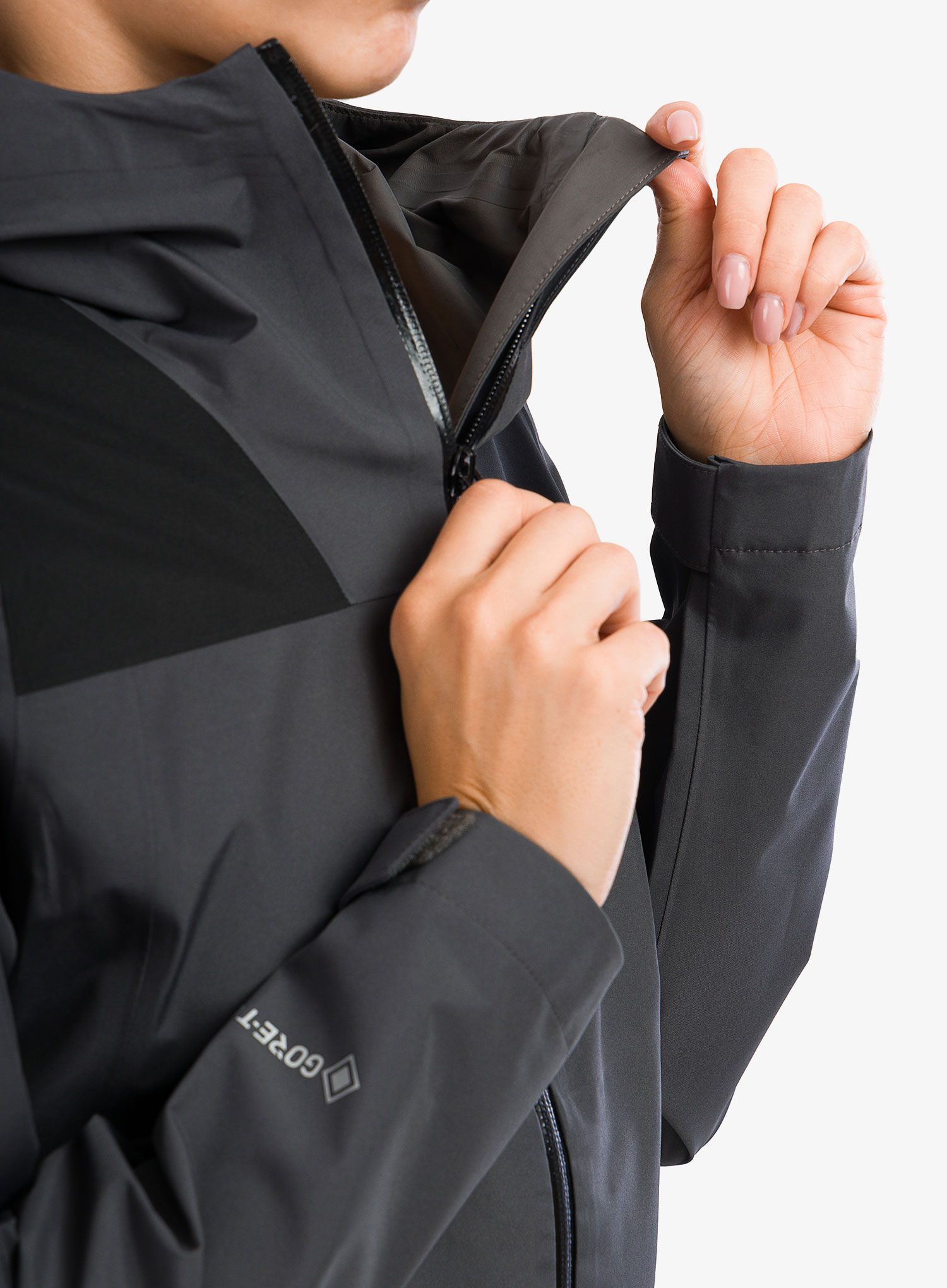 Ženska nepremočljiva jakna Berghaus Paclite Dynak Shell Jacket - af grey/black