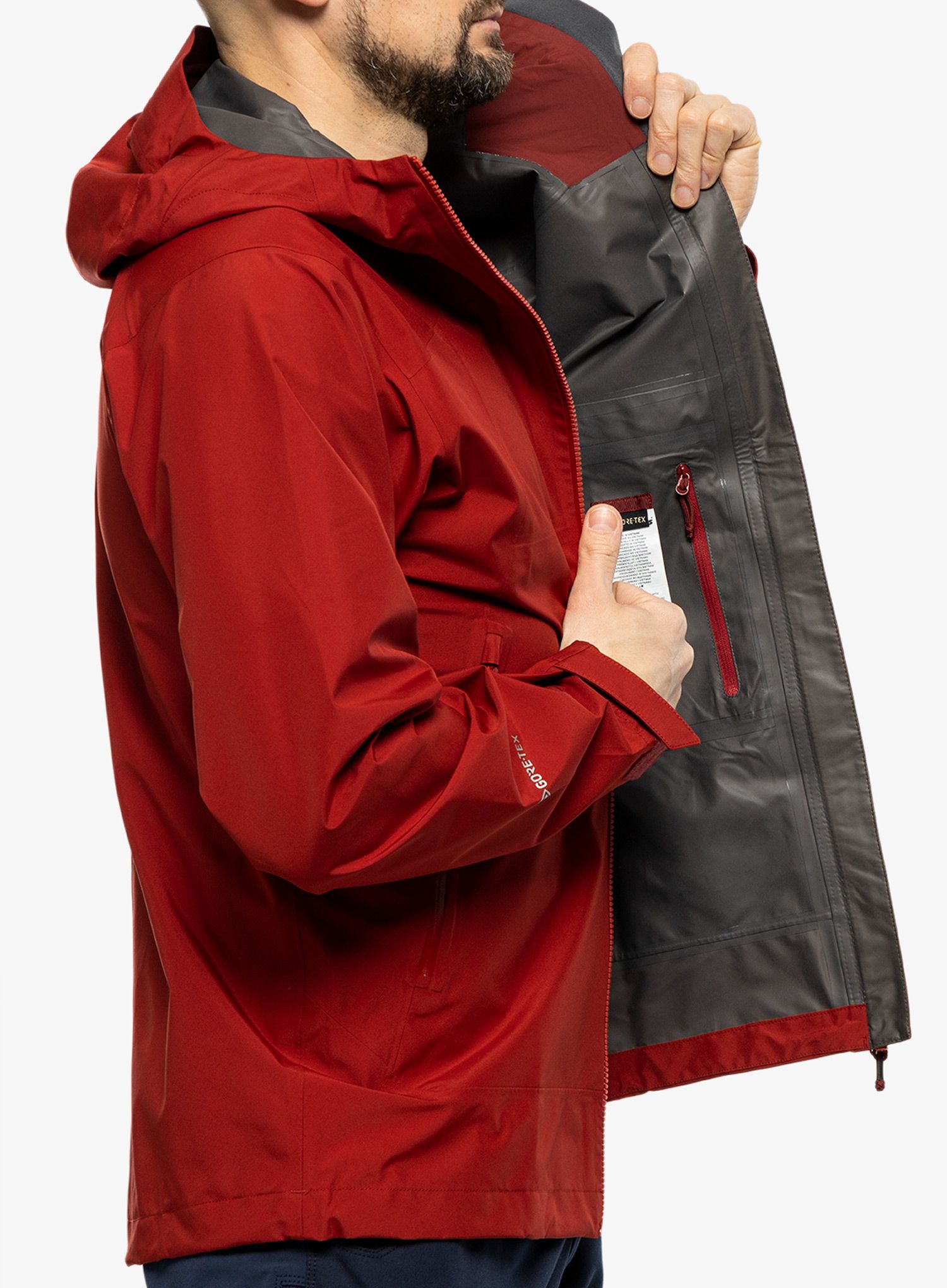 GORE-TEX jakna Berghaus Paclite Peak Vent Shell - red/dahlia