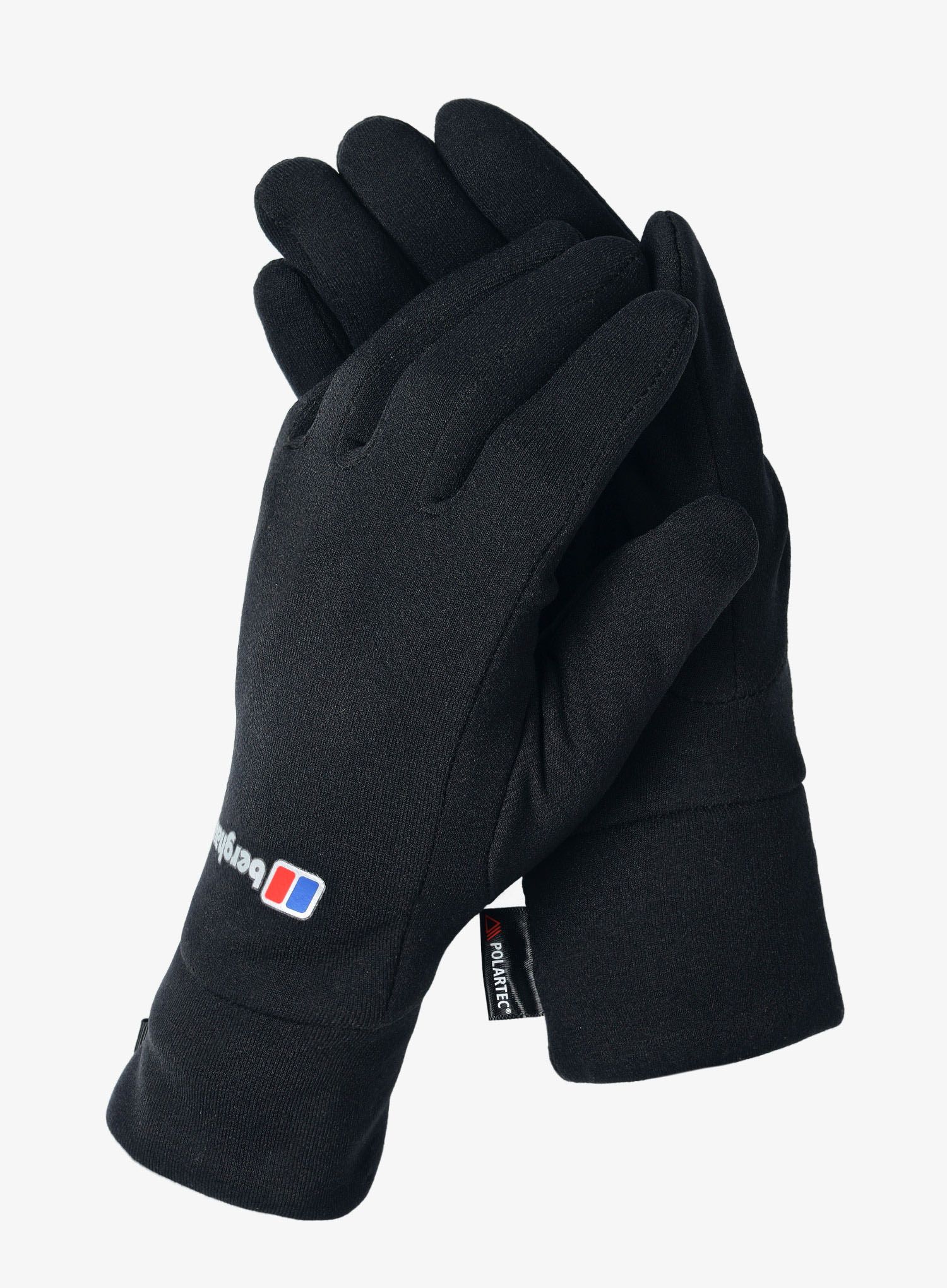 Rokavice iz flisa Berghaus Power Stretch Glove - black/black