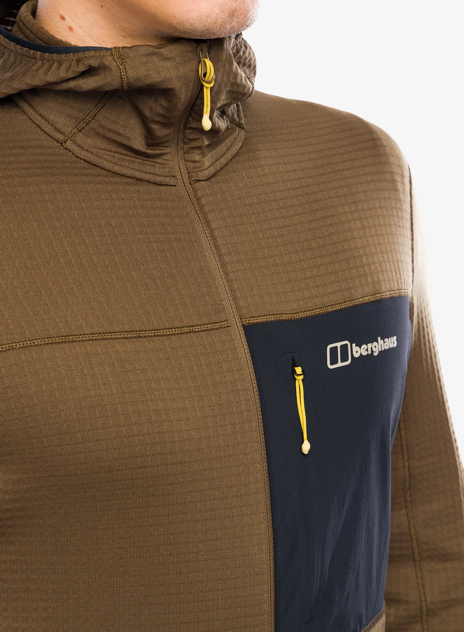 Jopica na zadrgo Berghaus Ridge-Hiker Hoody - bark/jet black