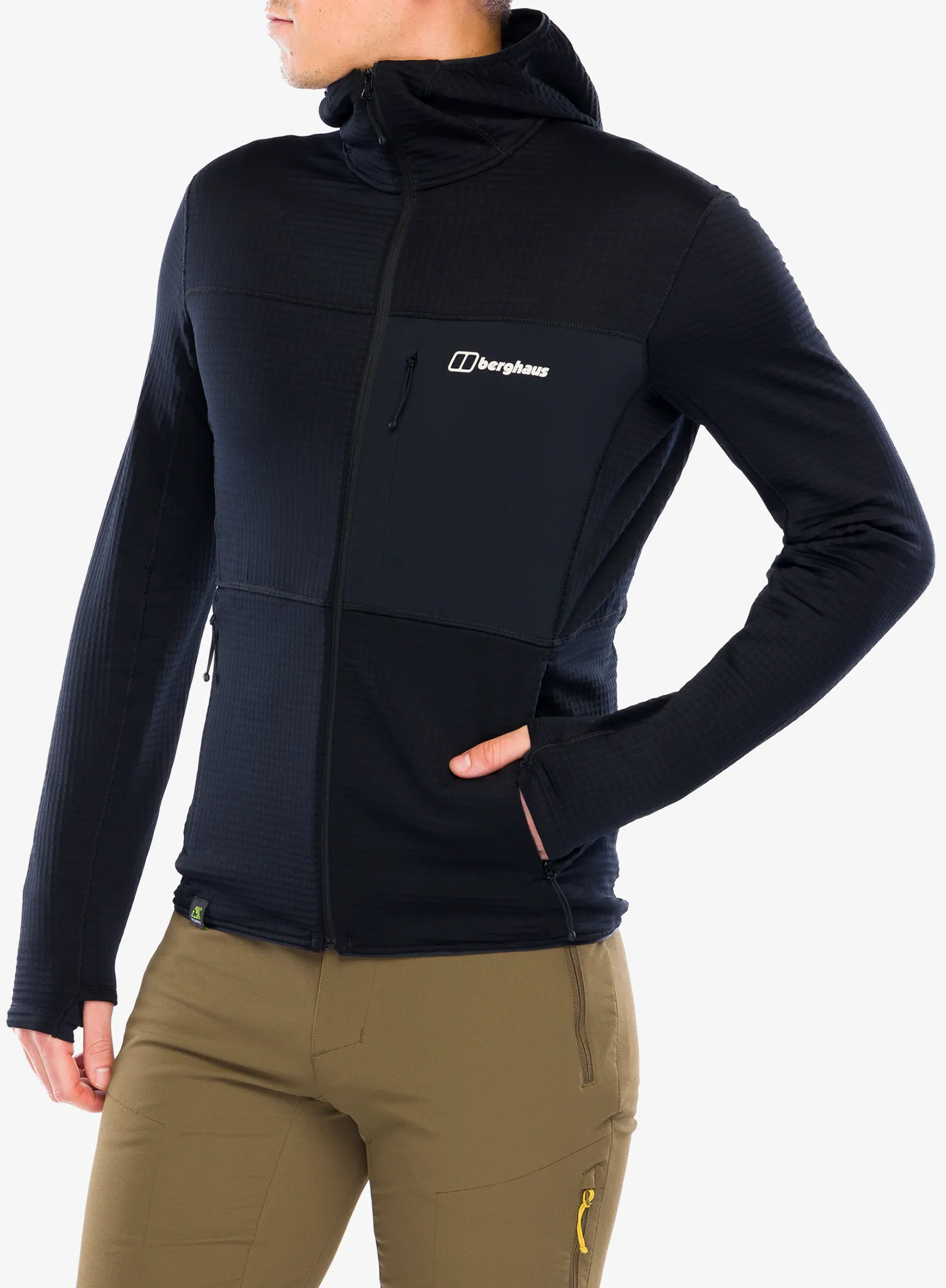 Jopica s kapuco Berghaus Ridge-Hiker Hoody - black/black