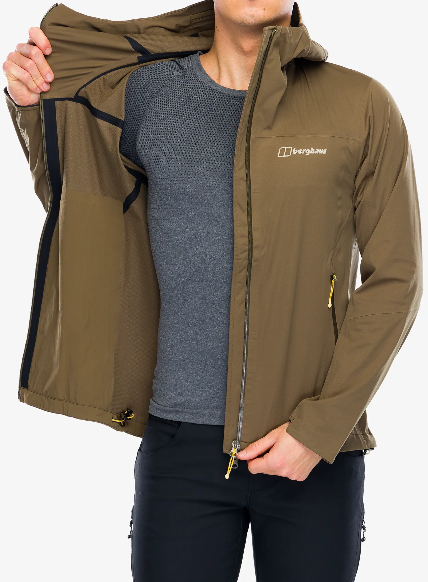 Softshell jakna Berghaus Ridge-Roamer 3L Softshell Jacket - bark