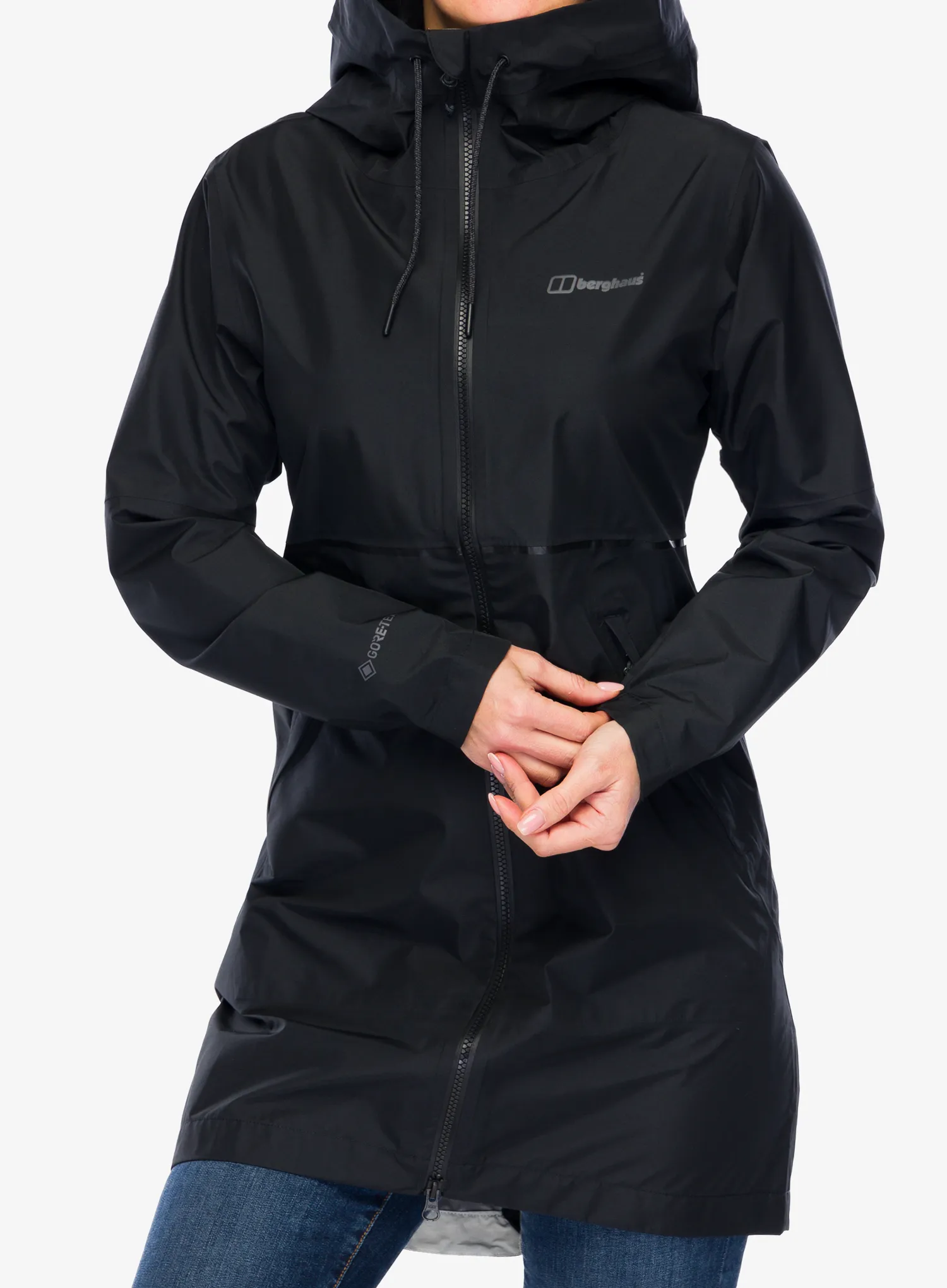 Ženski plašč Berghaus Rothley - black/black