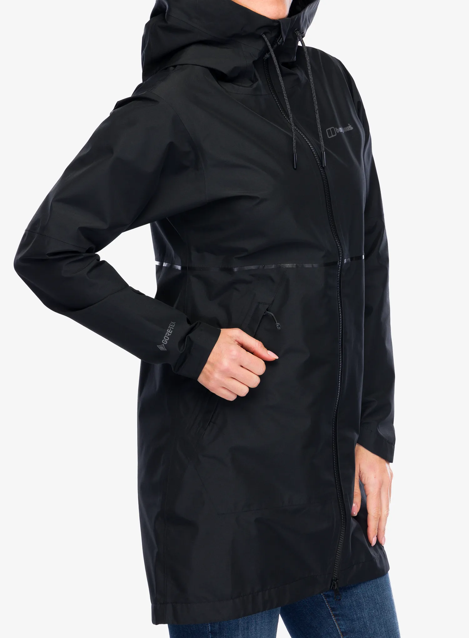 Ženski plašč Berghaus Rothley - black/black