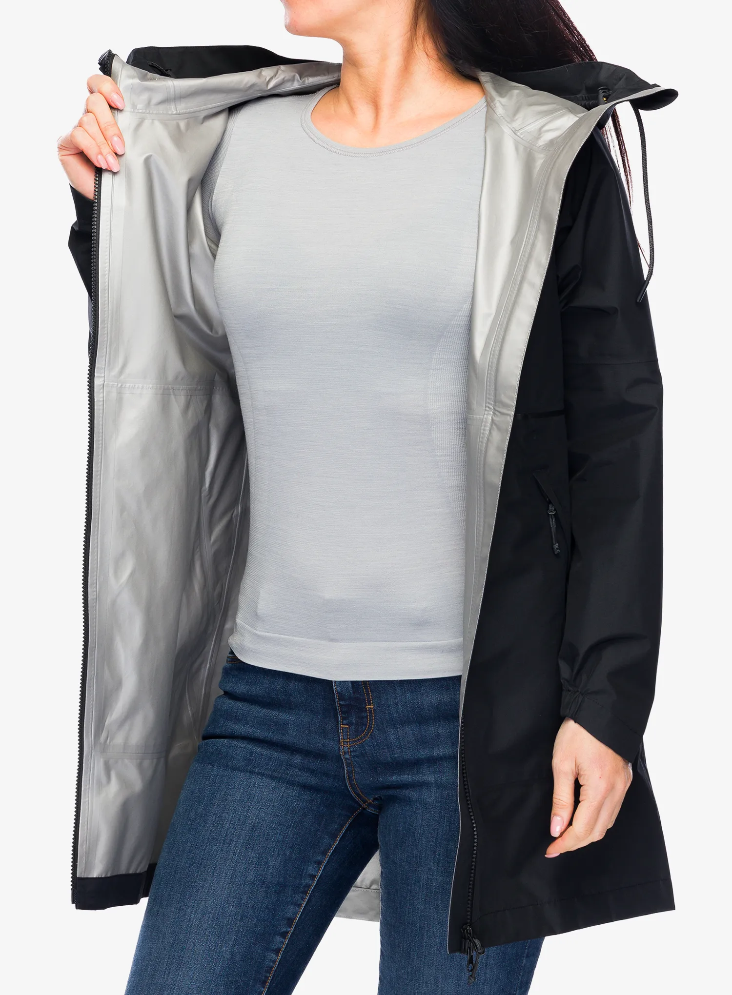 Ženski plašč Berghaus Rothley - black/black