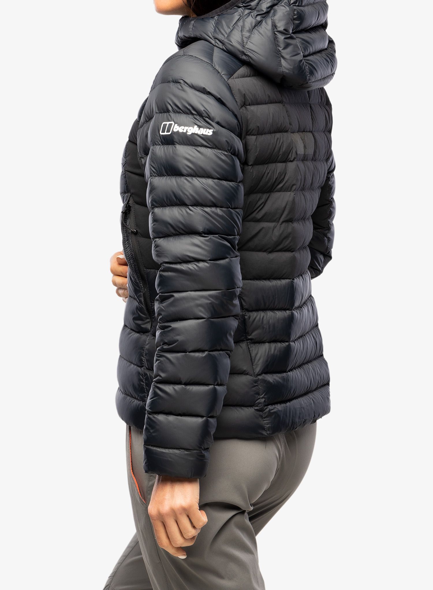 Ženska puhovka Berghaus Seeker MW Down Hoody - black/black