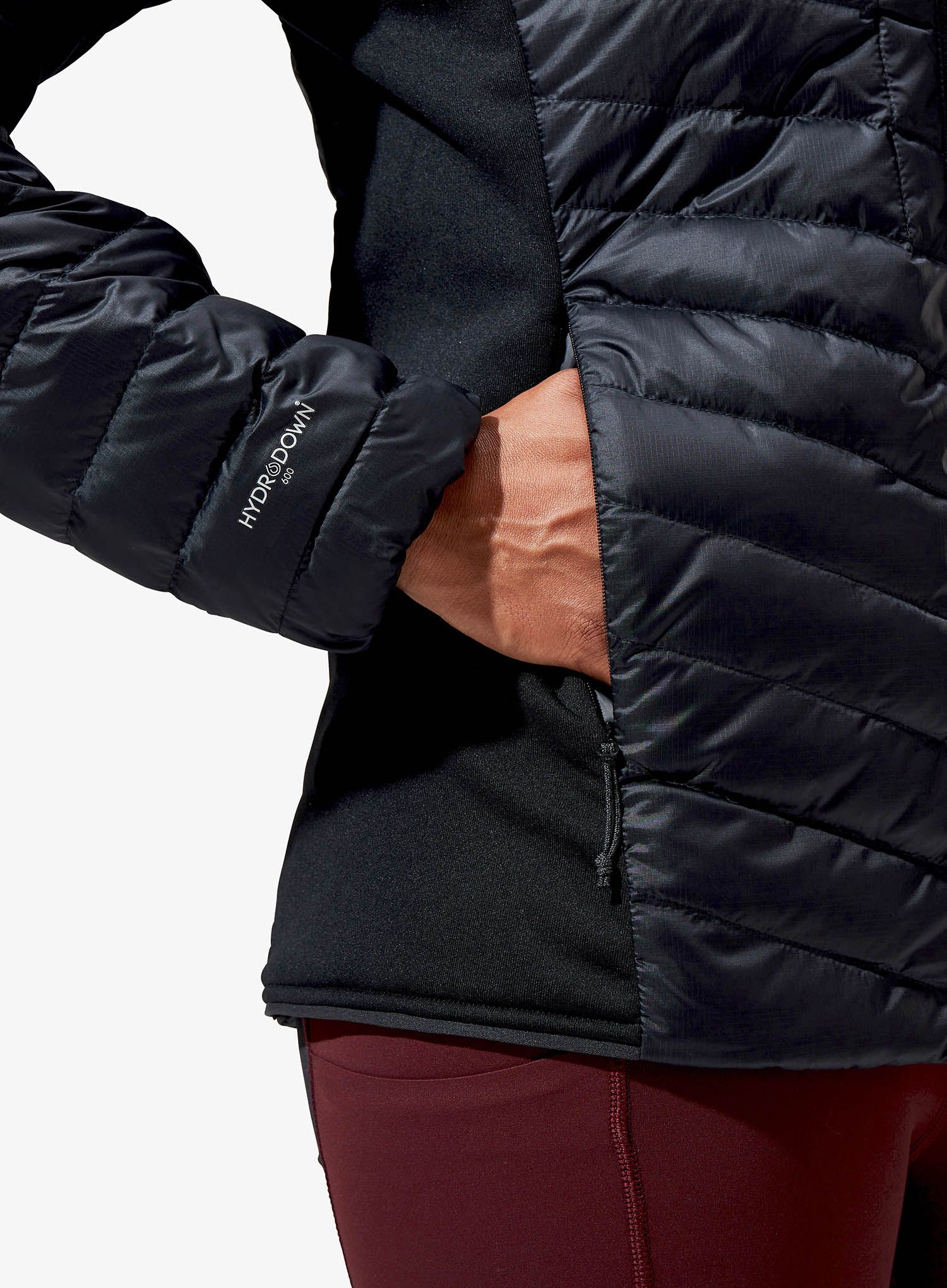Ženska puhovka Berghaus Tephra Stretch Reflect 2.0 Hoody - black