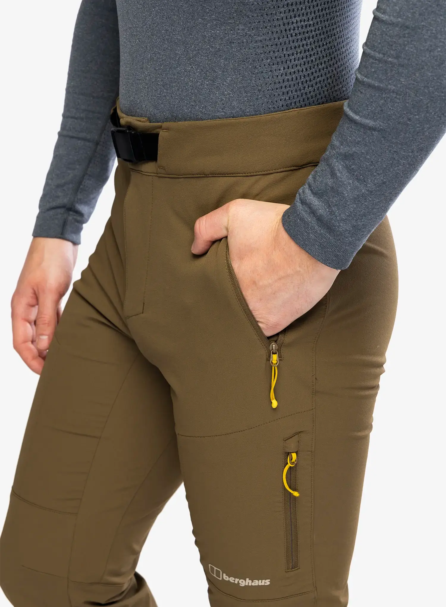Pohodniške hlače Berghaus Trail-Explorer Pant - bark