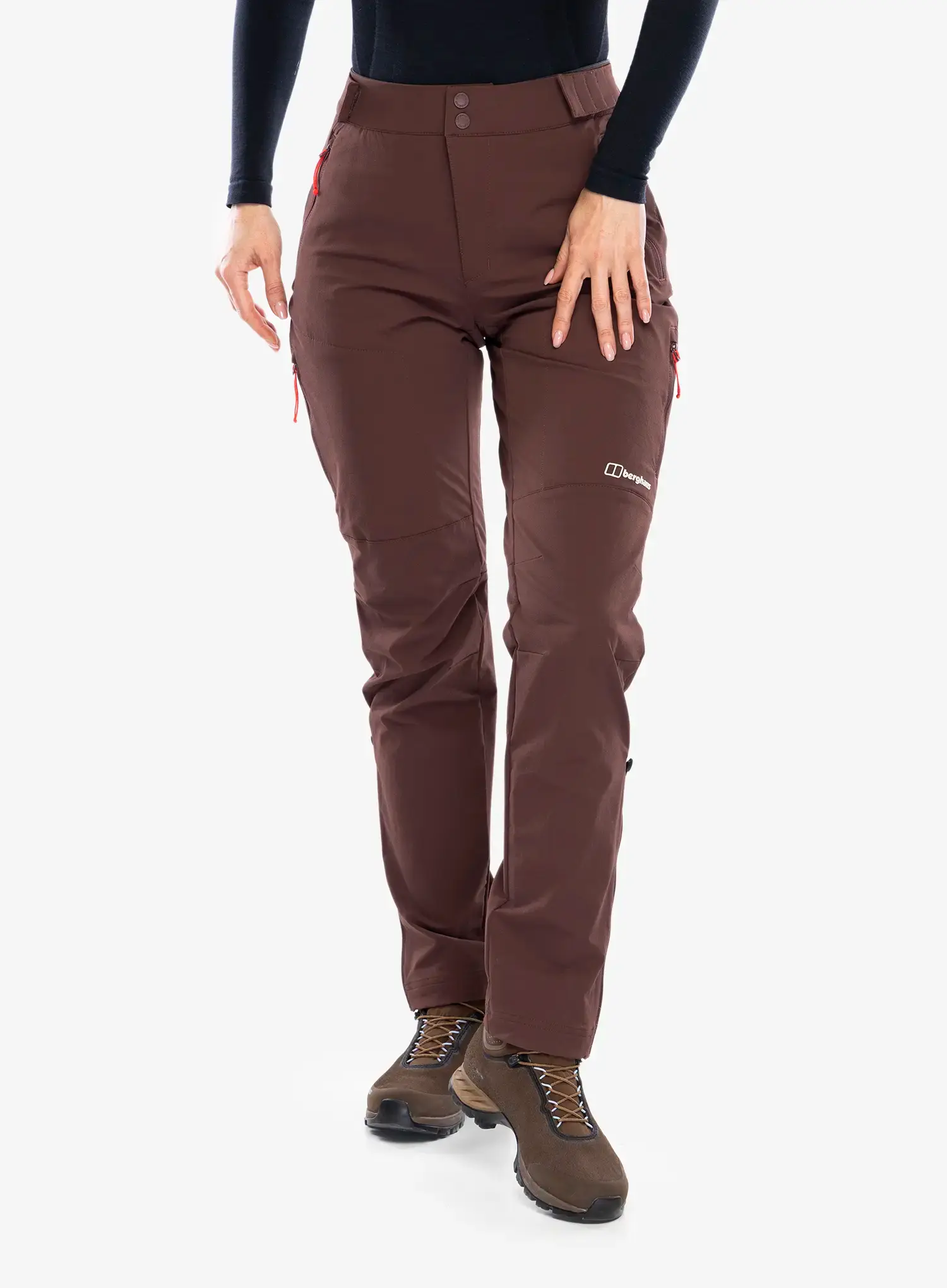 Ženske pohodniške hlače Berghaus Trail-Explorer Pant - cedar brown