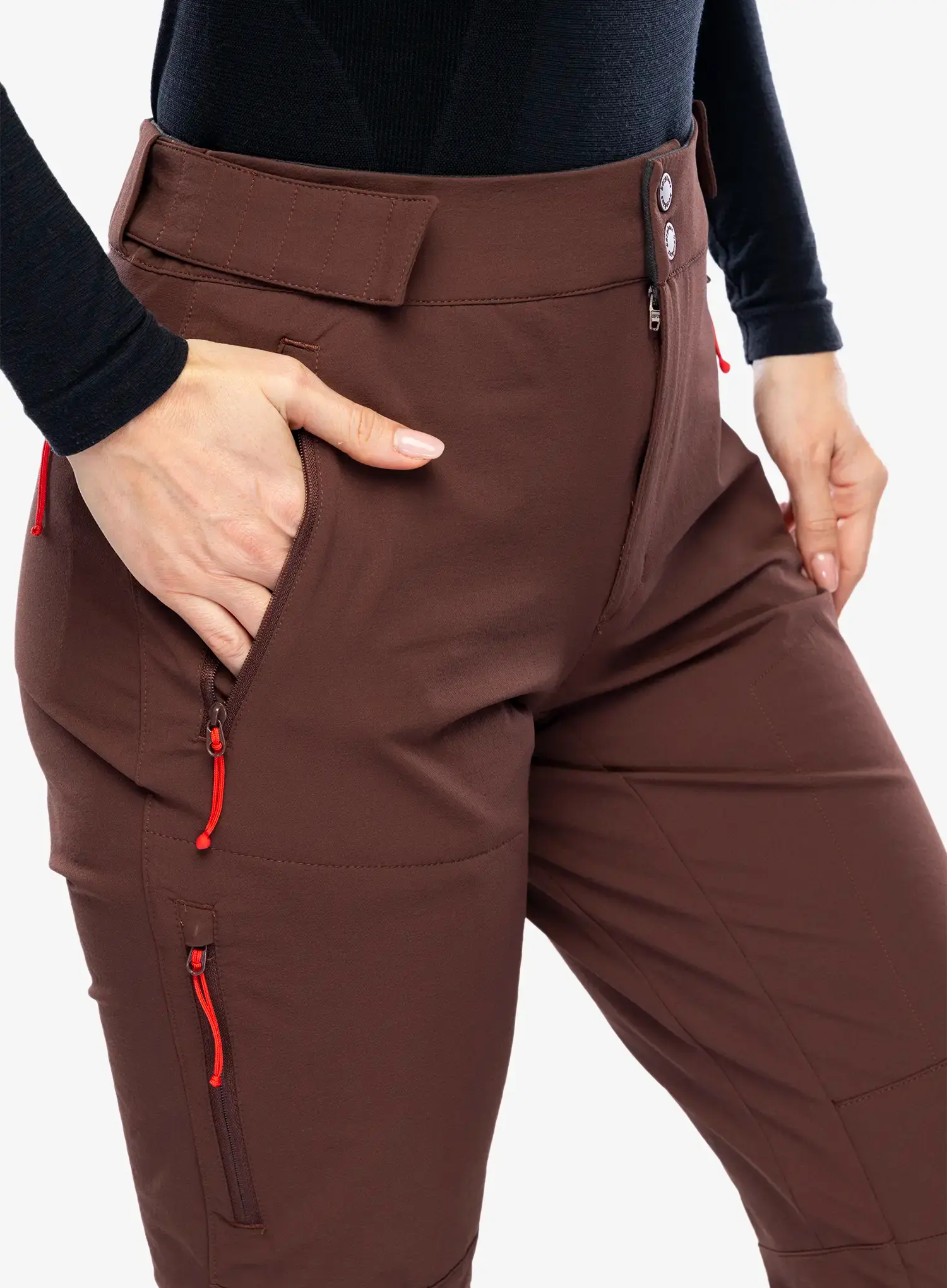 Ženske pohodniške hlače Berghaus Trail-Explorer Pant - cedar brown