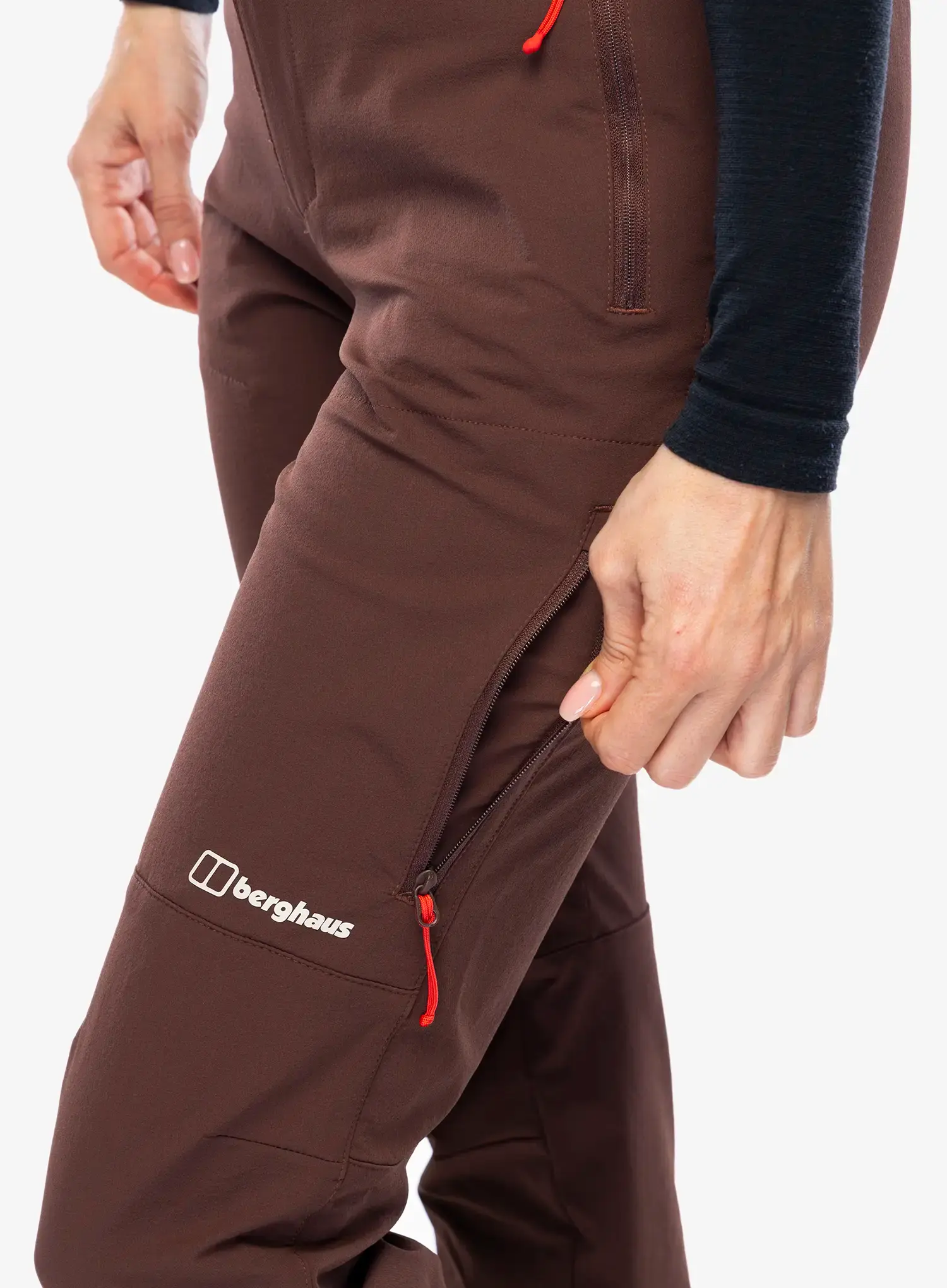 Ženske pohodniške hlače Berghaus Trail-Explorer Pant - cedar brown