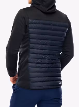 Hibridna jakna Berghaus Vaskye Hooded Hybrid Jacket - black/black