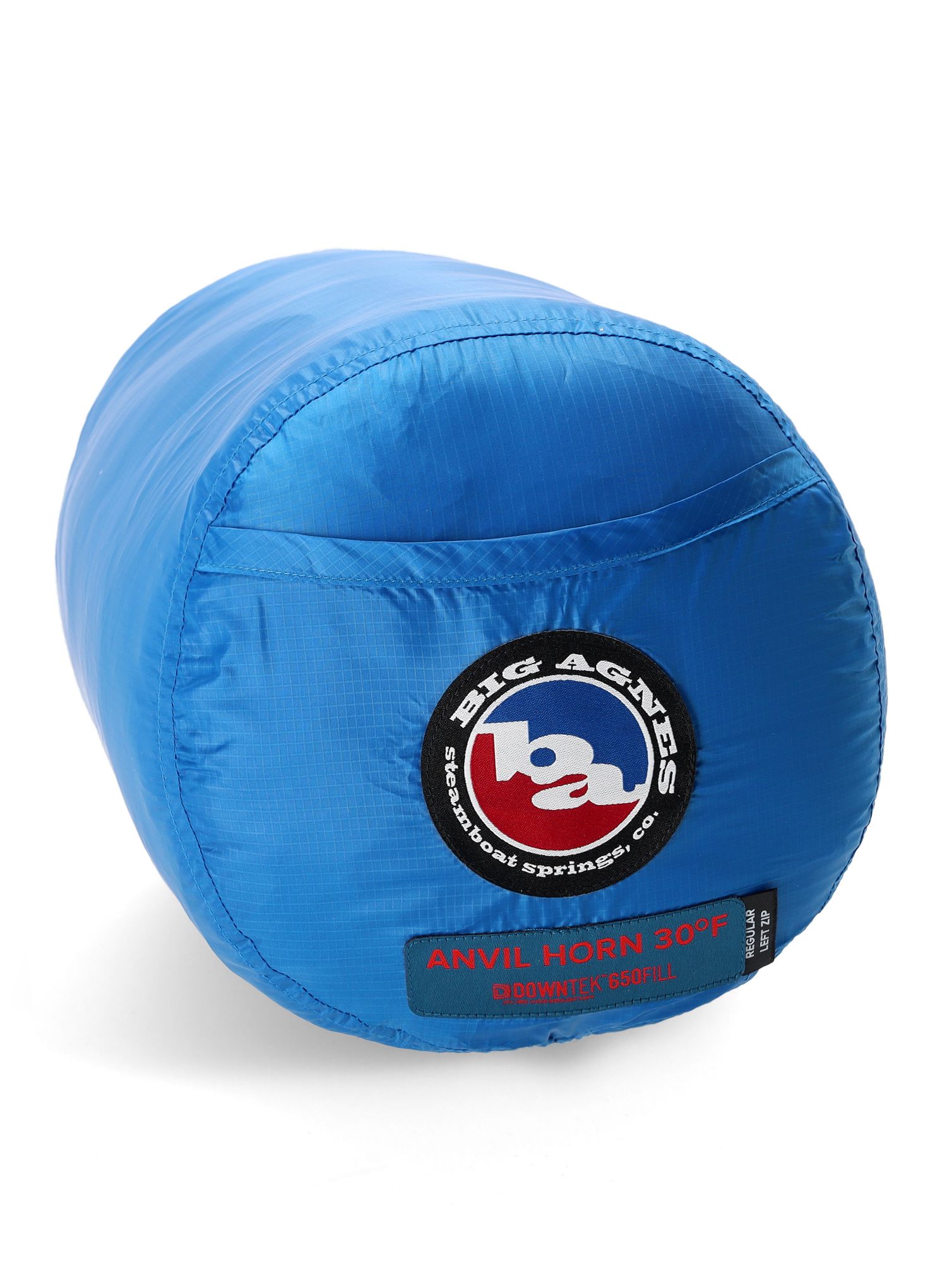 Spalna vreča Big Agnes Anvil Horn 30 (183 cm) Regular Left - blue/red