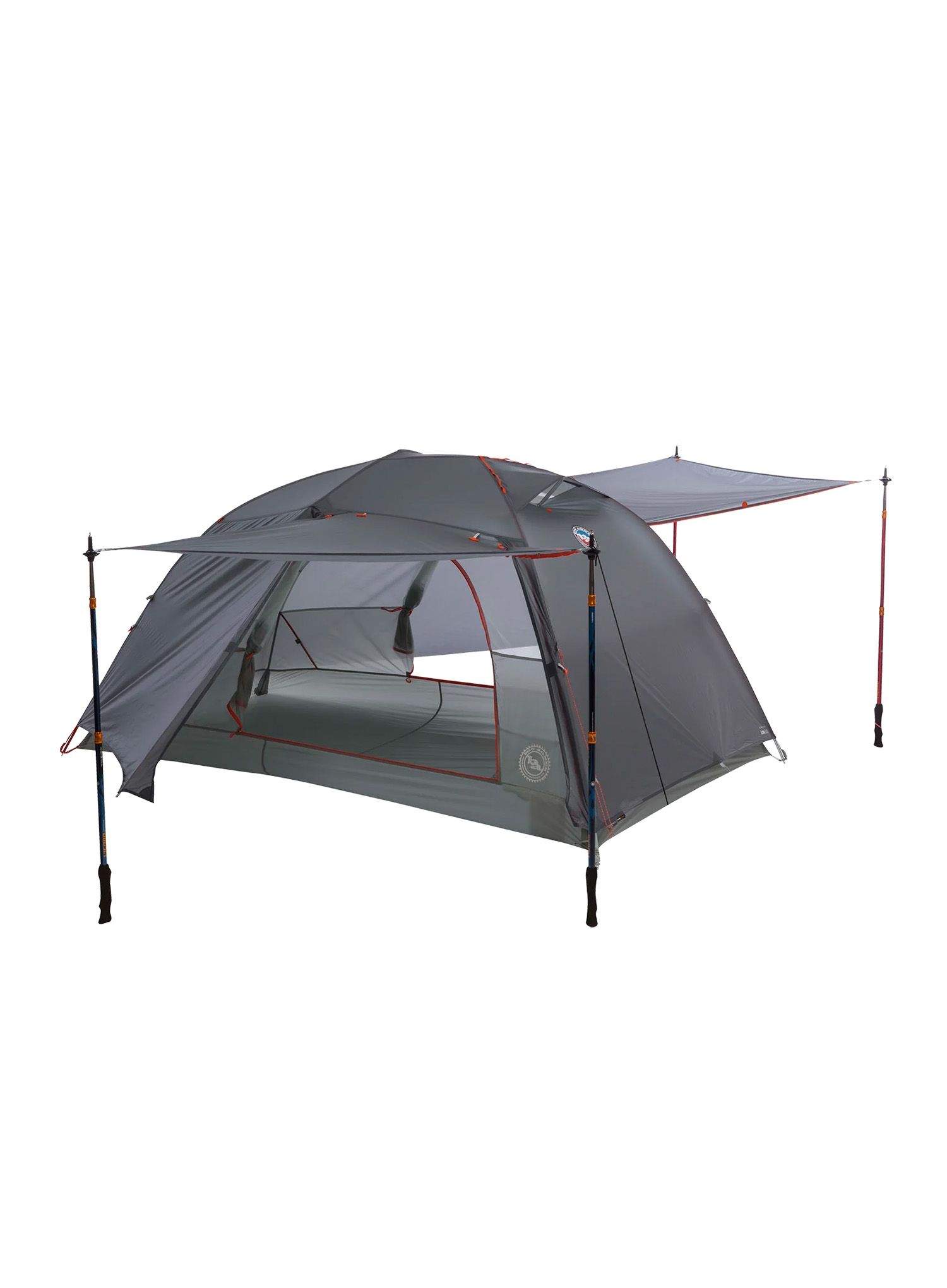 Šotor za 2 osebi Big Agnes Copper Spur Hv Ul2 Bikepack - gray/silver