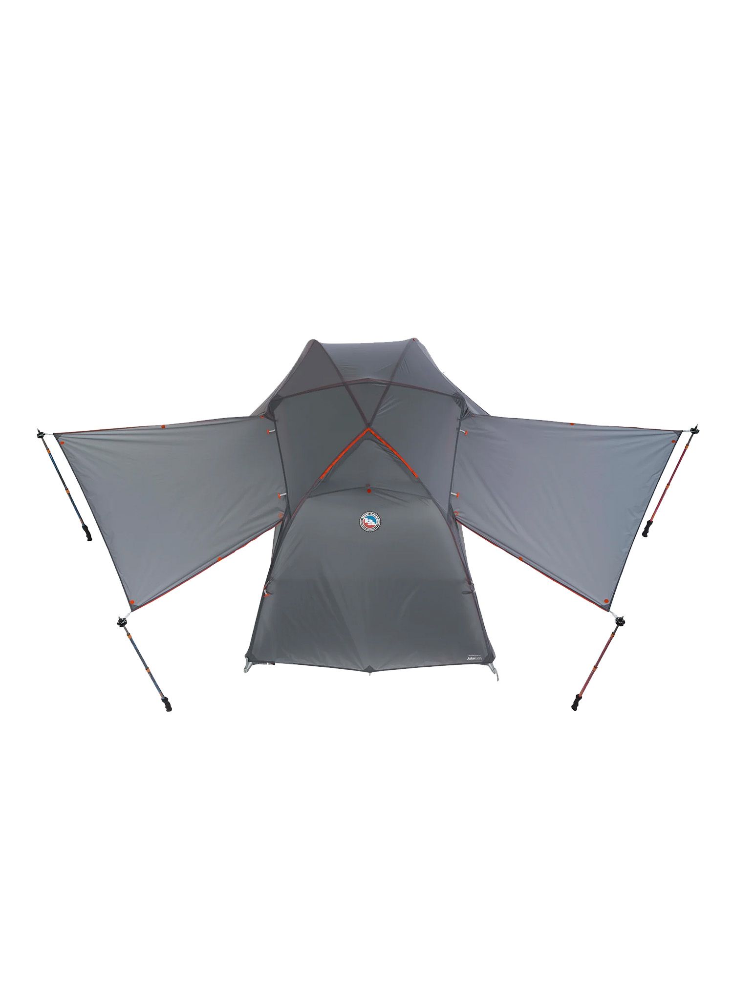 Šotor za 2 osebi Big Agnes Copper Spur Hv Ul2 Bikepack - gray/silver