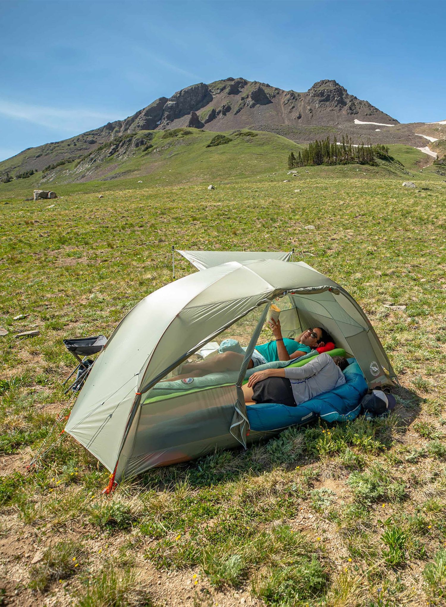 Šotor za 2 osebi Big Agnes Copper Spur Hv Ul2 - olive green