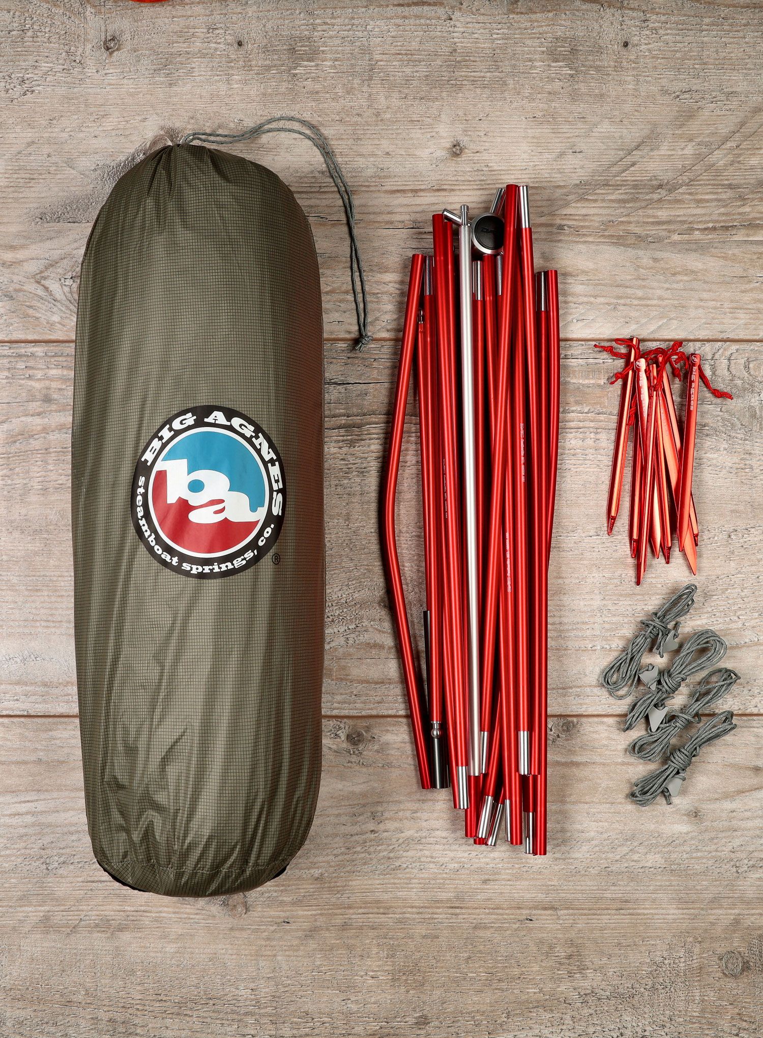Šotor za 2 osebi Big Agnes Copper Spur Hv Ul2 - olive green