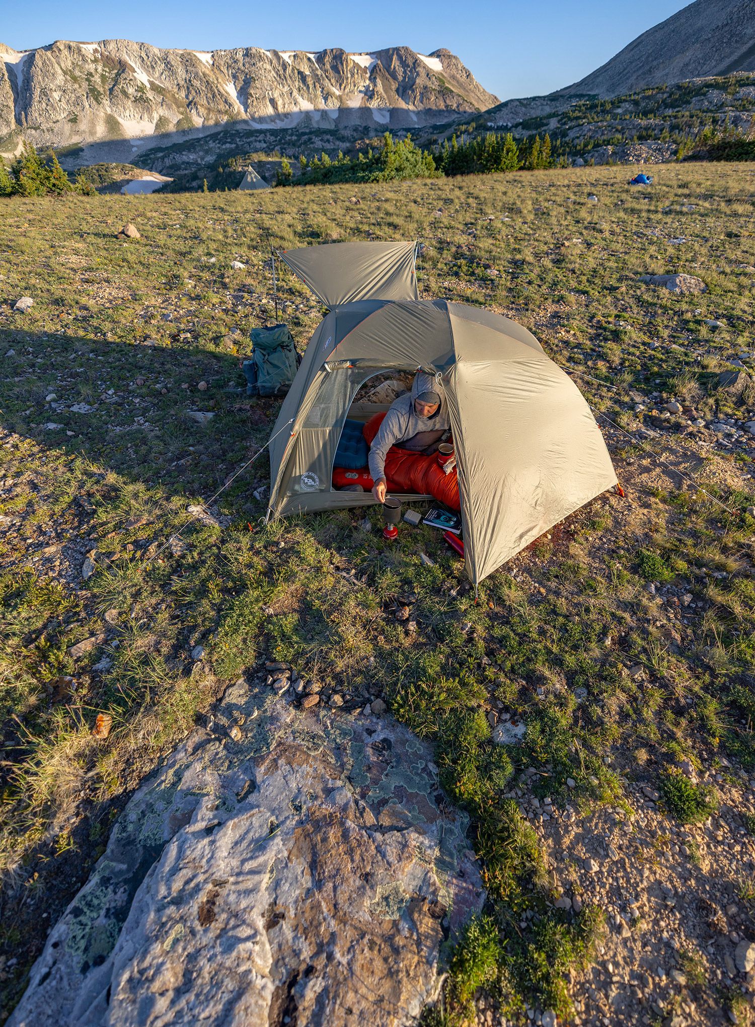 Vzmetnica Big Agnes Zoom UL Insulated Regular - amber glow