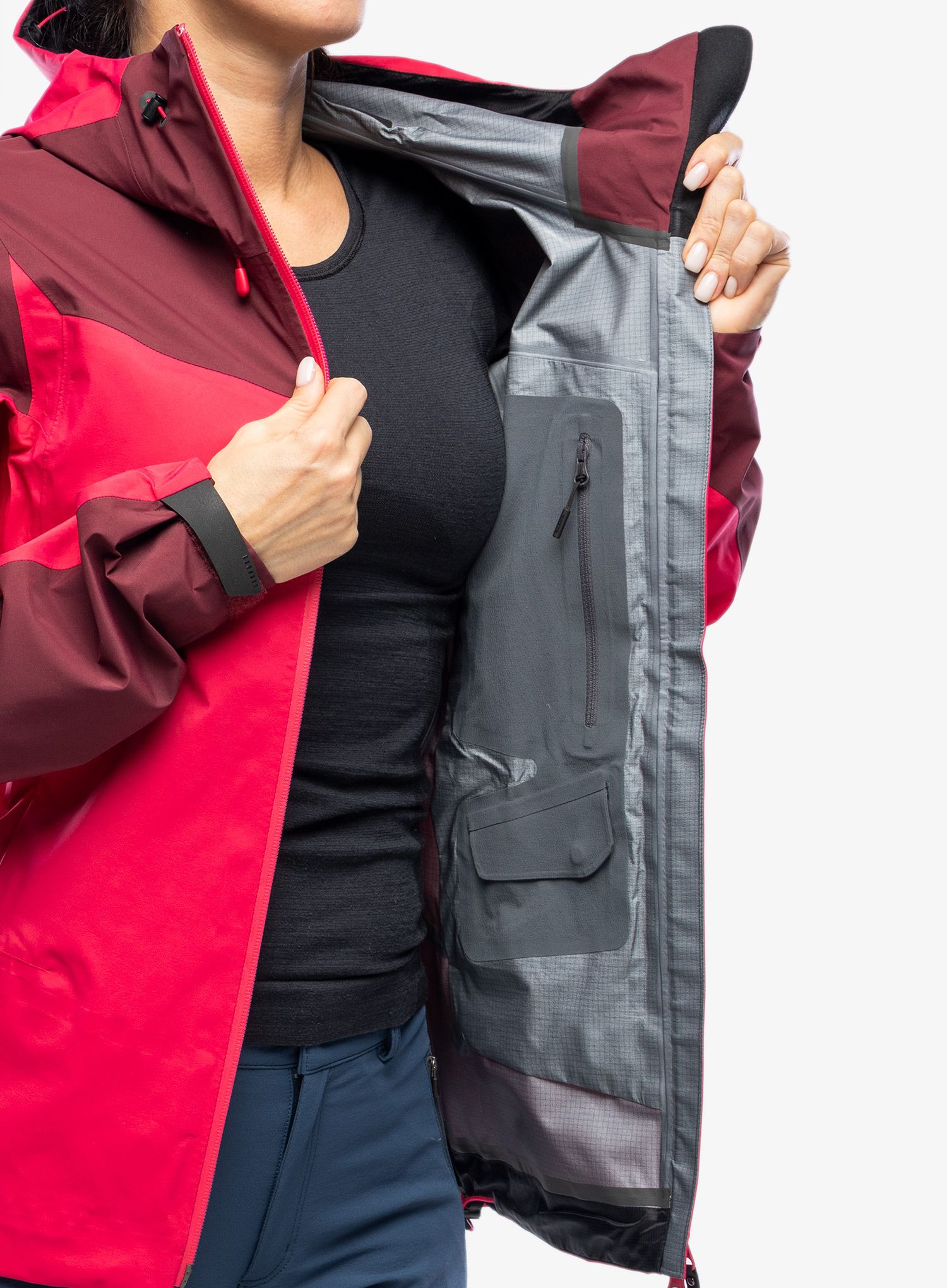 Ženske GORE-TEX jakna BlackYak Barzona Jacket - love potion