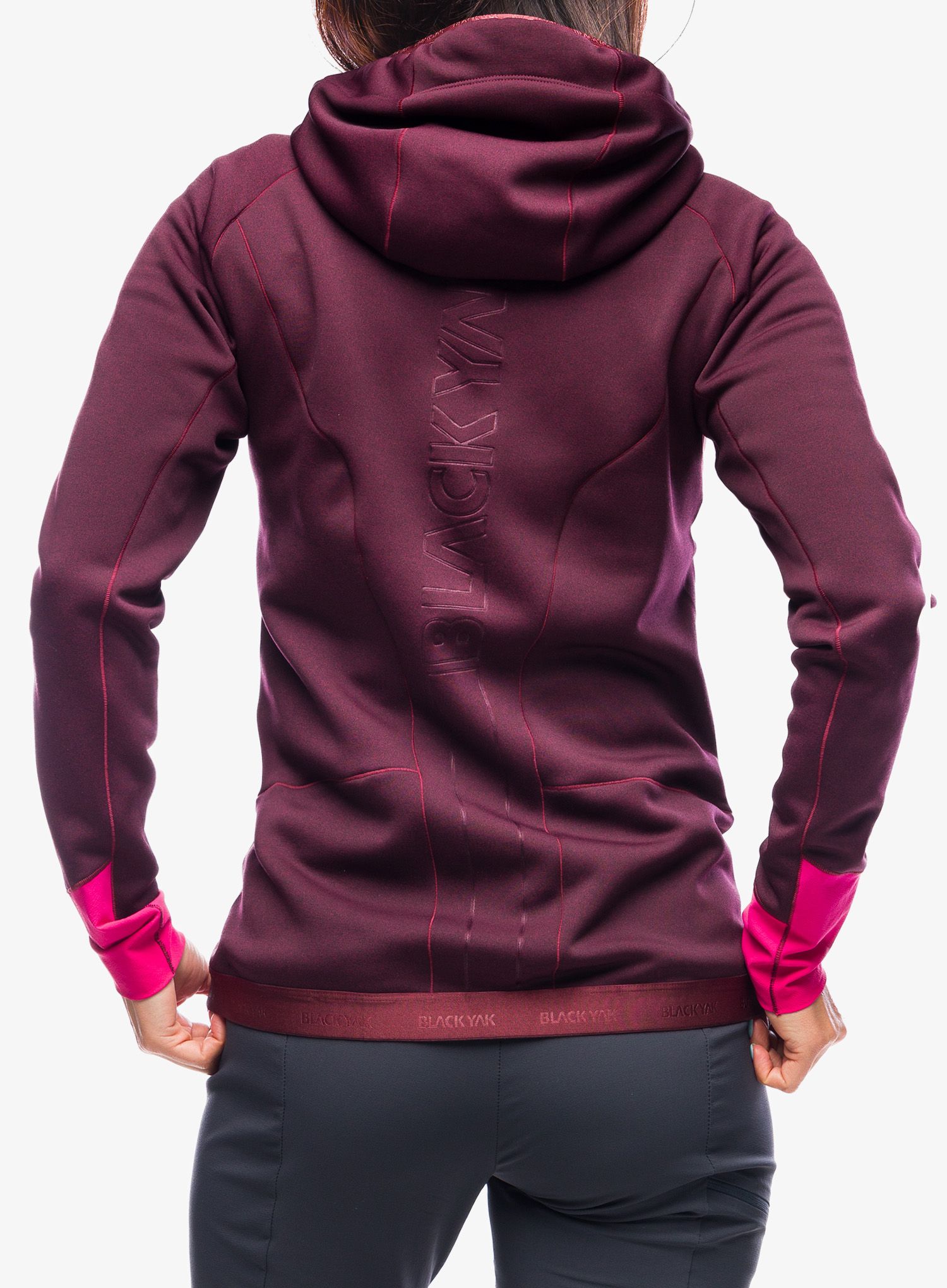 Ženska jopa s kapuco BlackYak Betizu Hoody - tawny port