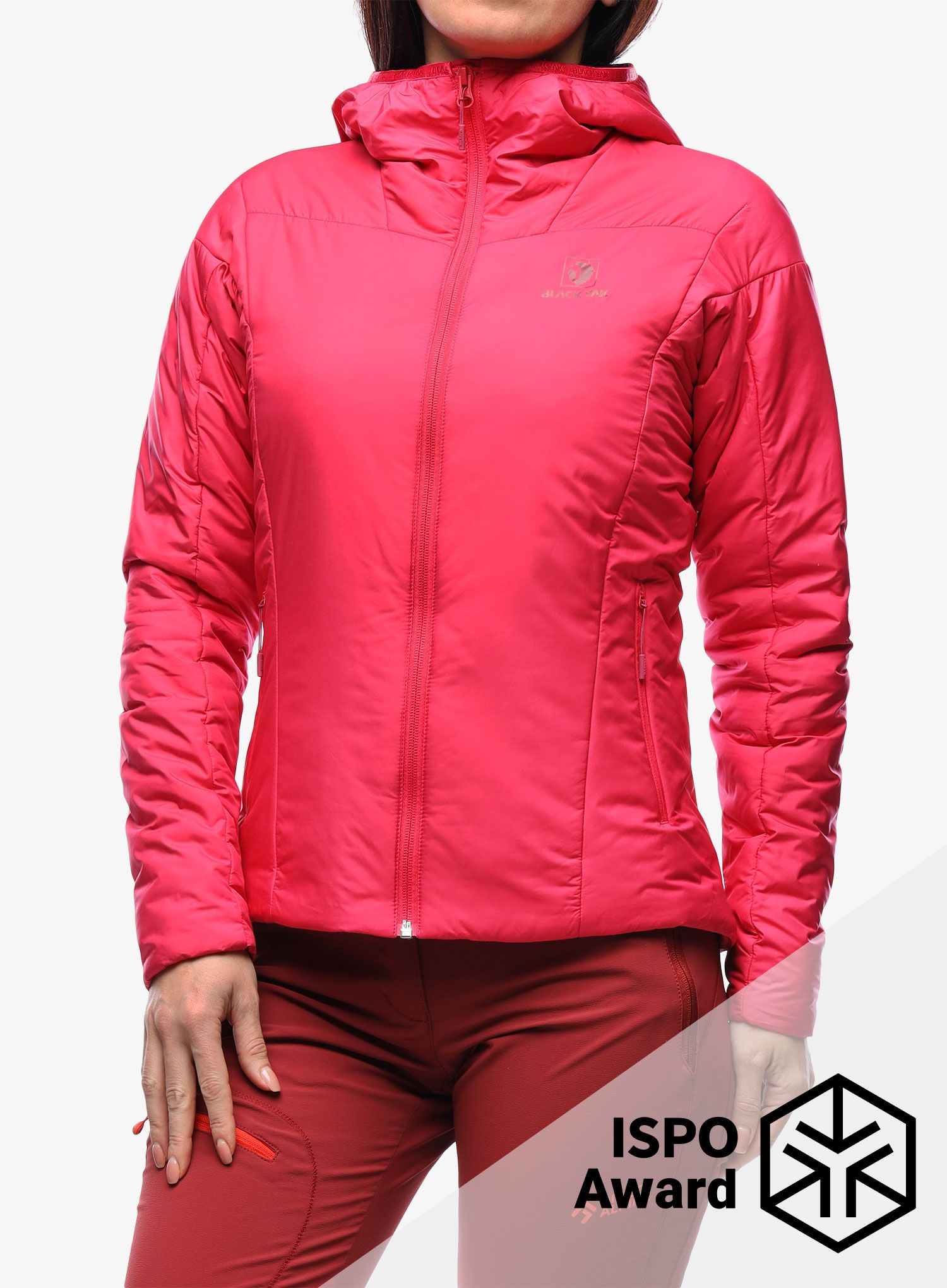 Ženska sintetična jakna BlackYak Calvana Hoody - love potion