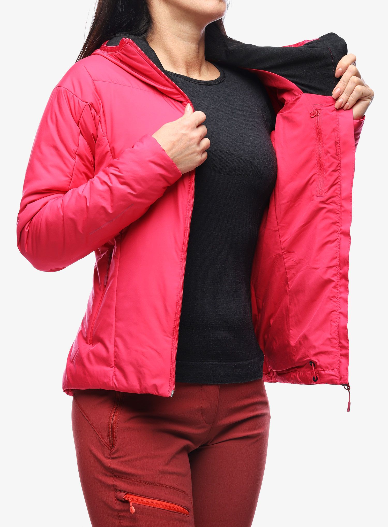 Ženska sintetična jakna BlackYak Calvana Hoody - love potion