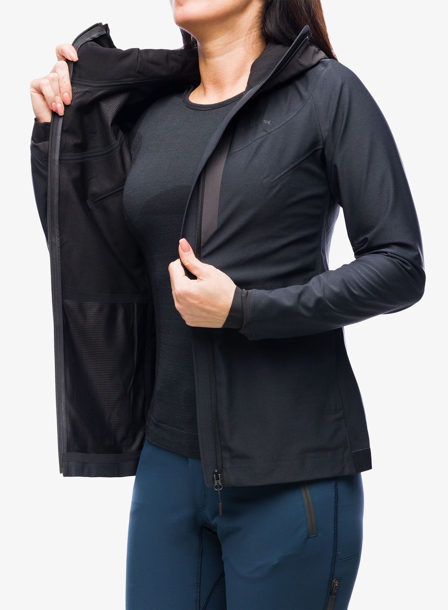 Ženska softshell jakna BlackYak Dangi Hoody  - phantom
