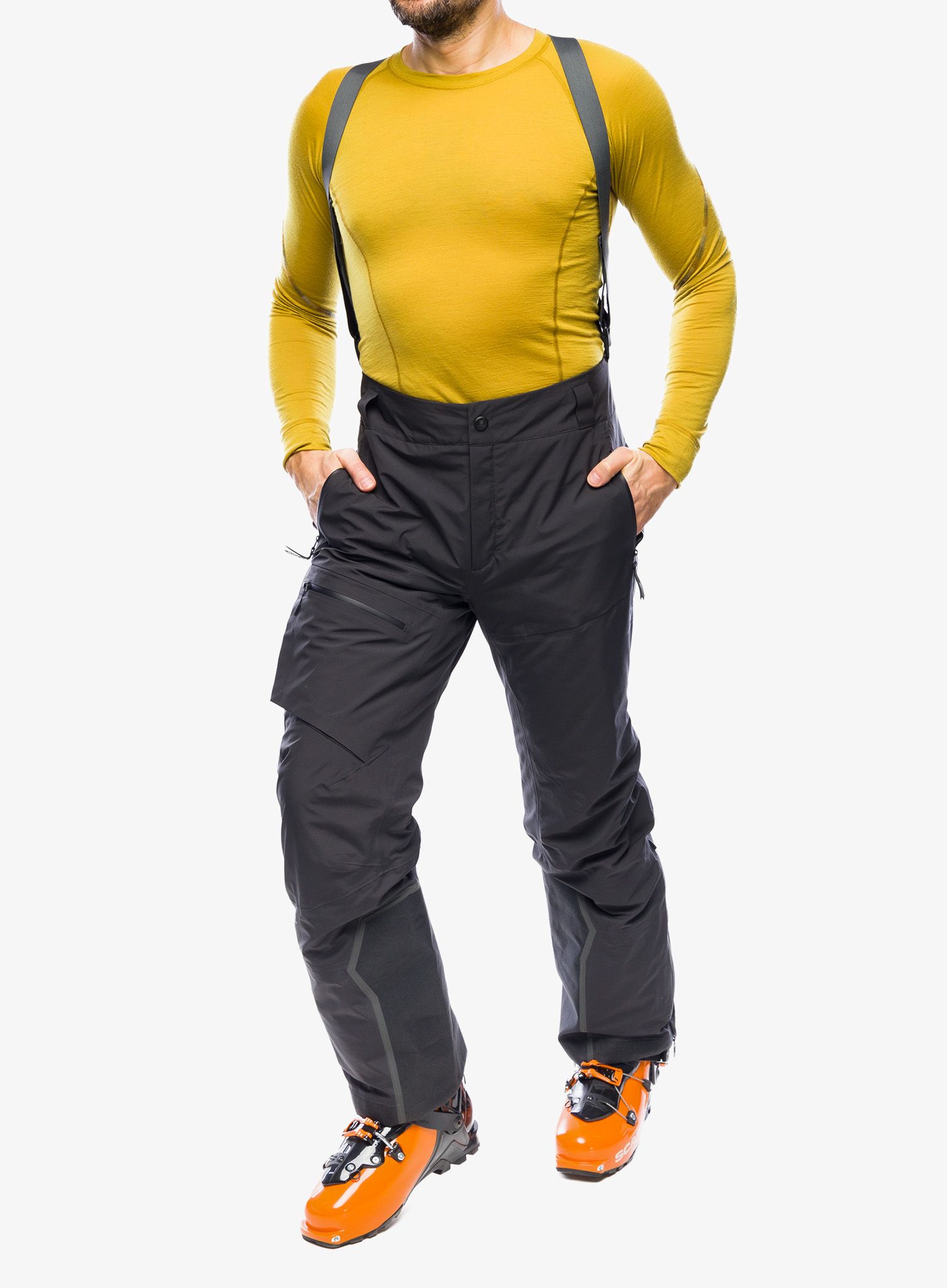 Hlače za turno smučanje BlackYak Mahal Pants - phantom