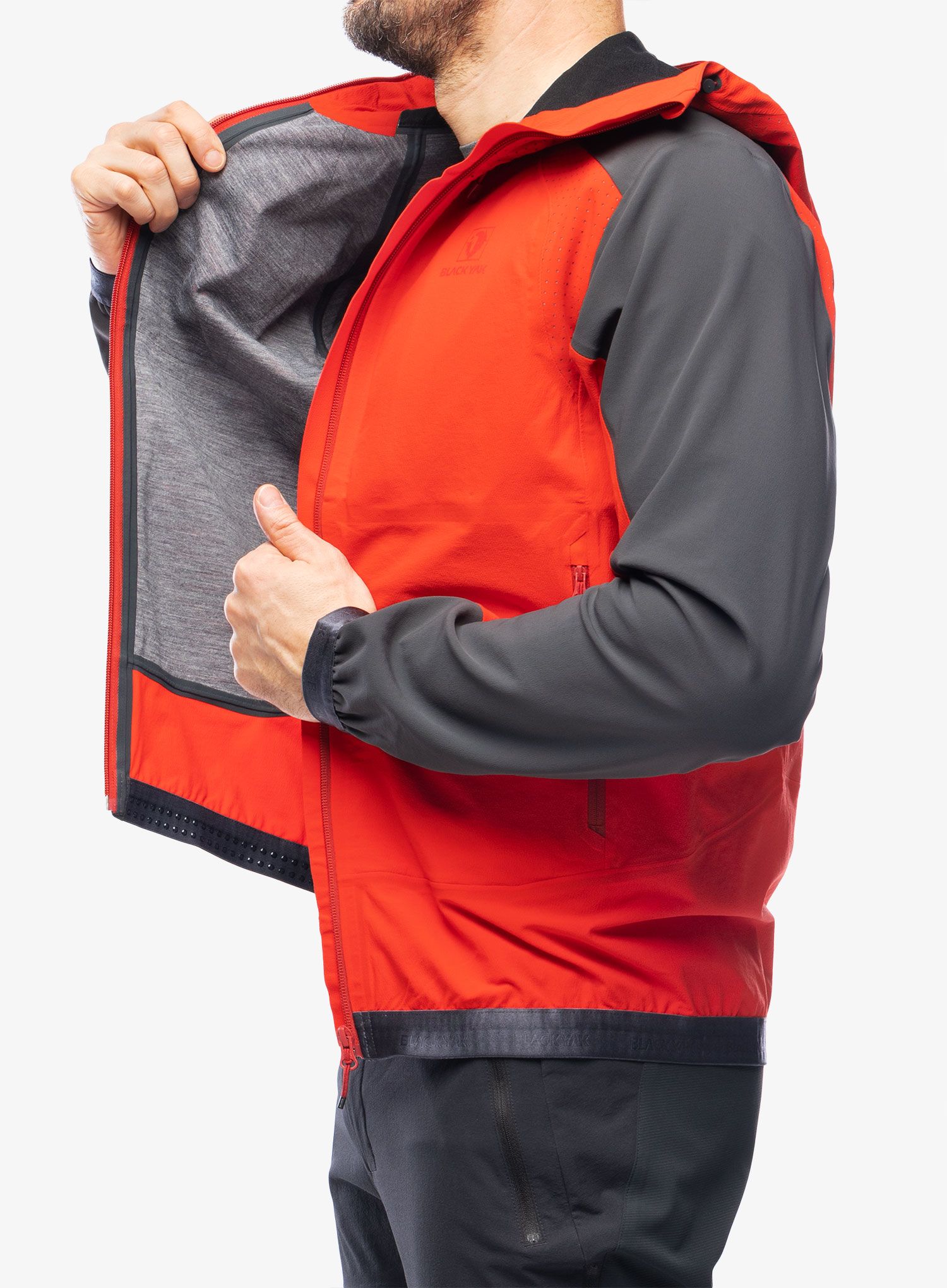 Softshell jakna BlackYak Modicana Jacket - fiery red