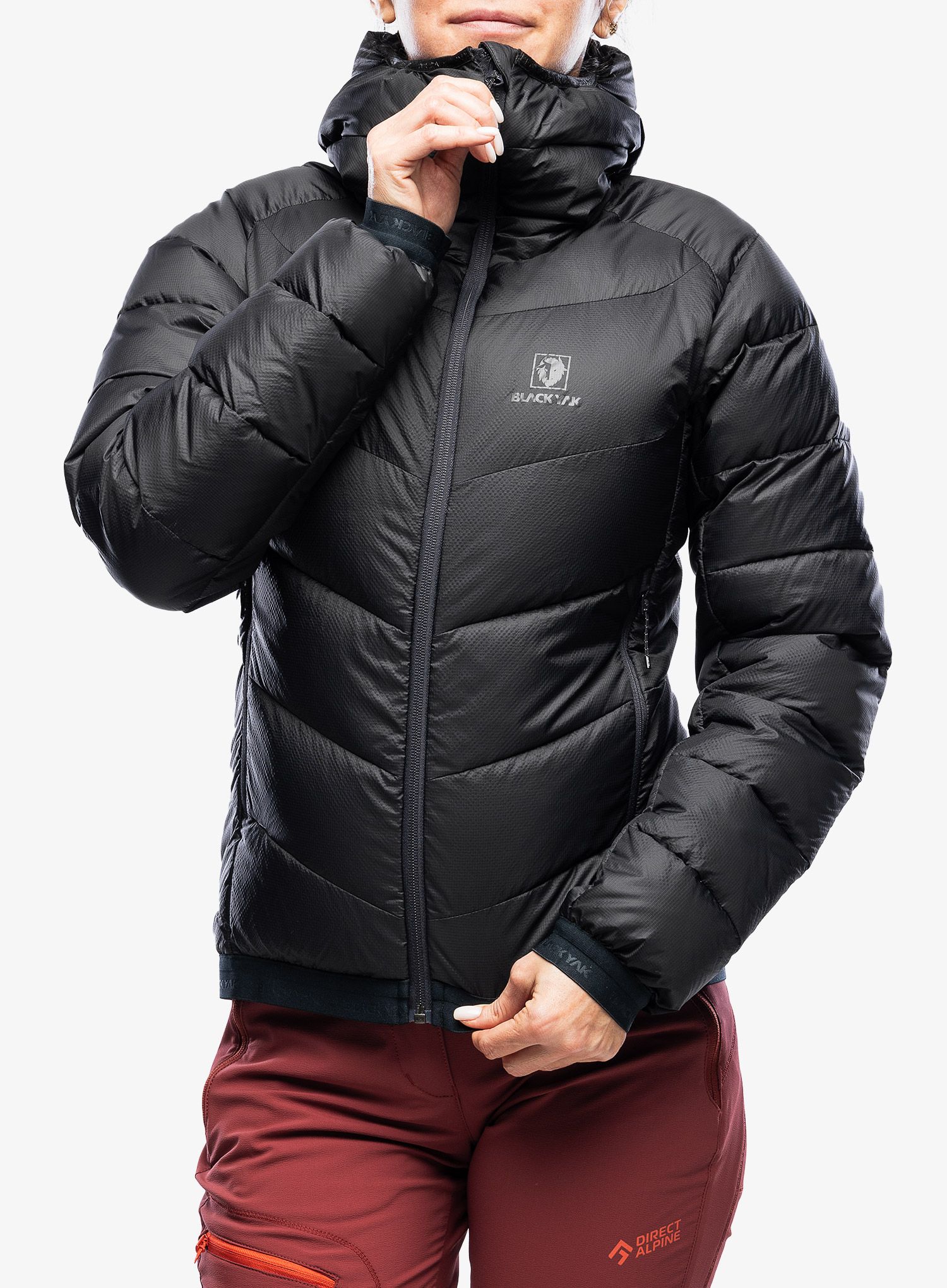Ženska puhovka BlackYak Niata Jacket - black beauty