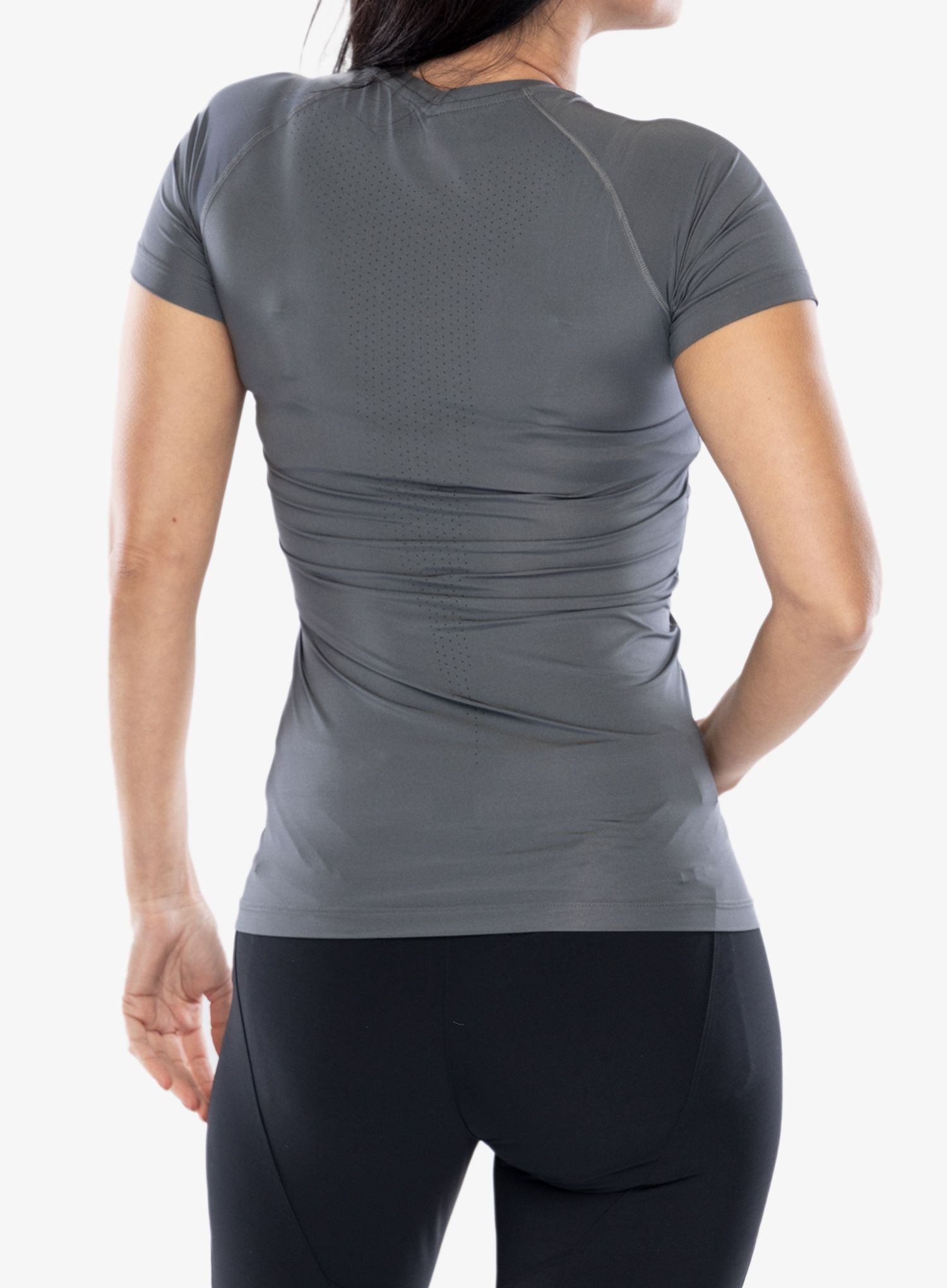 Ženska majica BlackYak Sardo S/S Shirt - iron gate
