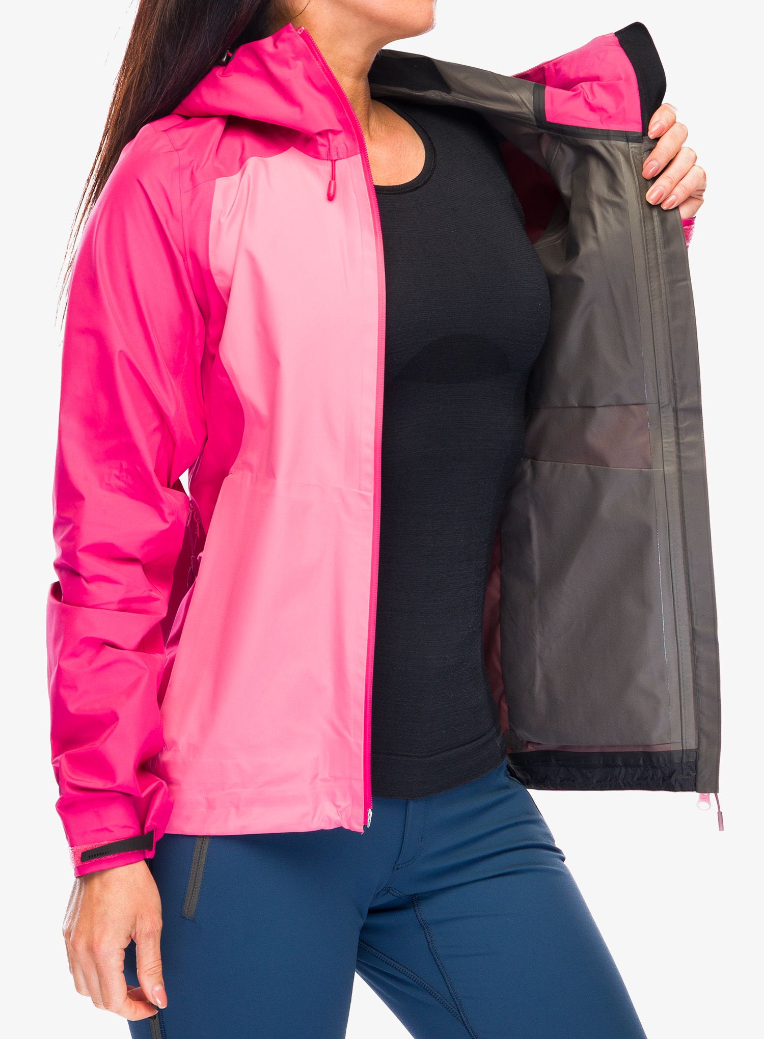 Ženska nepremočljiva jakna BlackYak Zebu Jacket - honey suckle