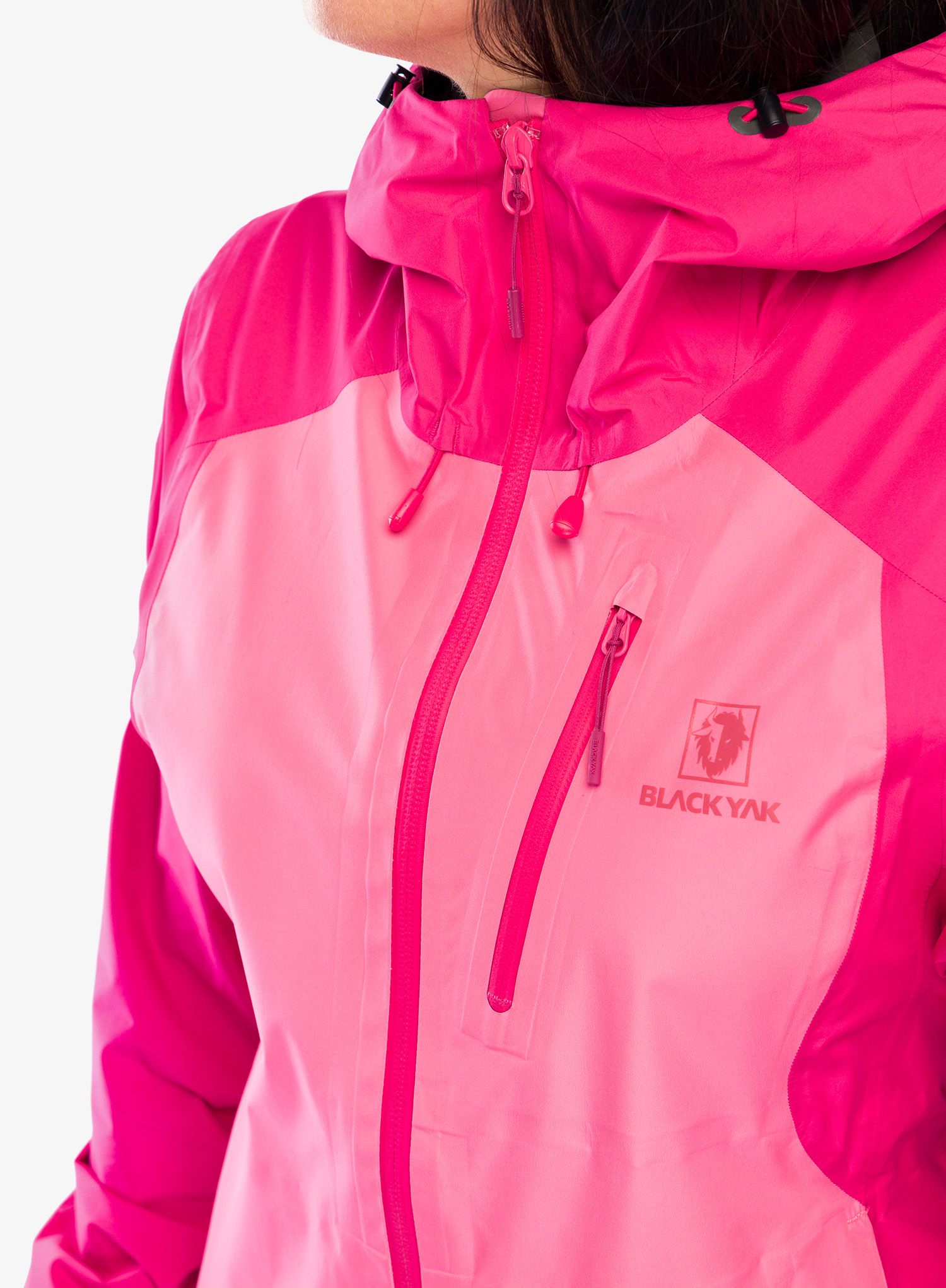 Ženska nepremočljiva jakna BlackYak Zebu Jacket - honey suckle