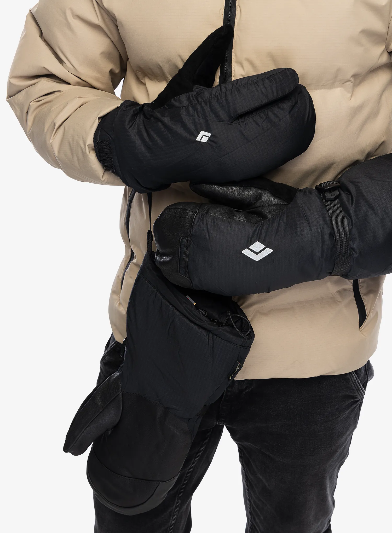 Palčniki Black Diamond Absolute Mitts - black/black