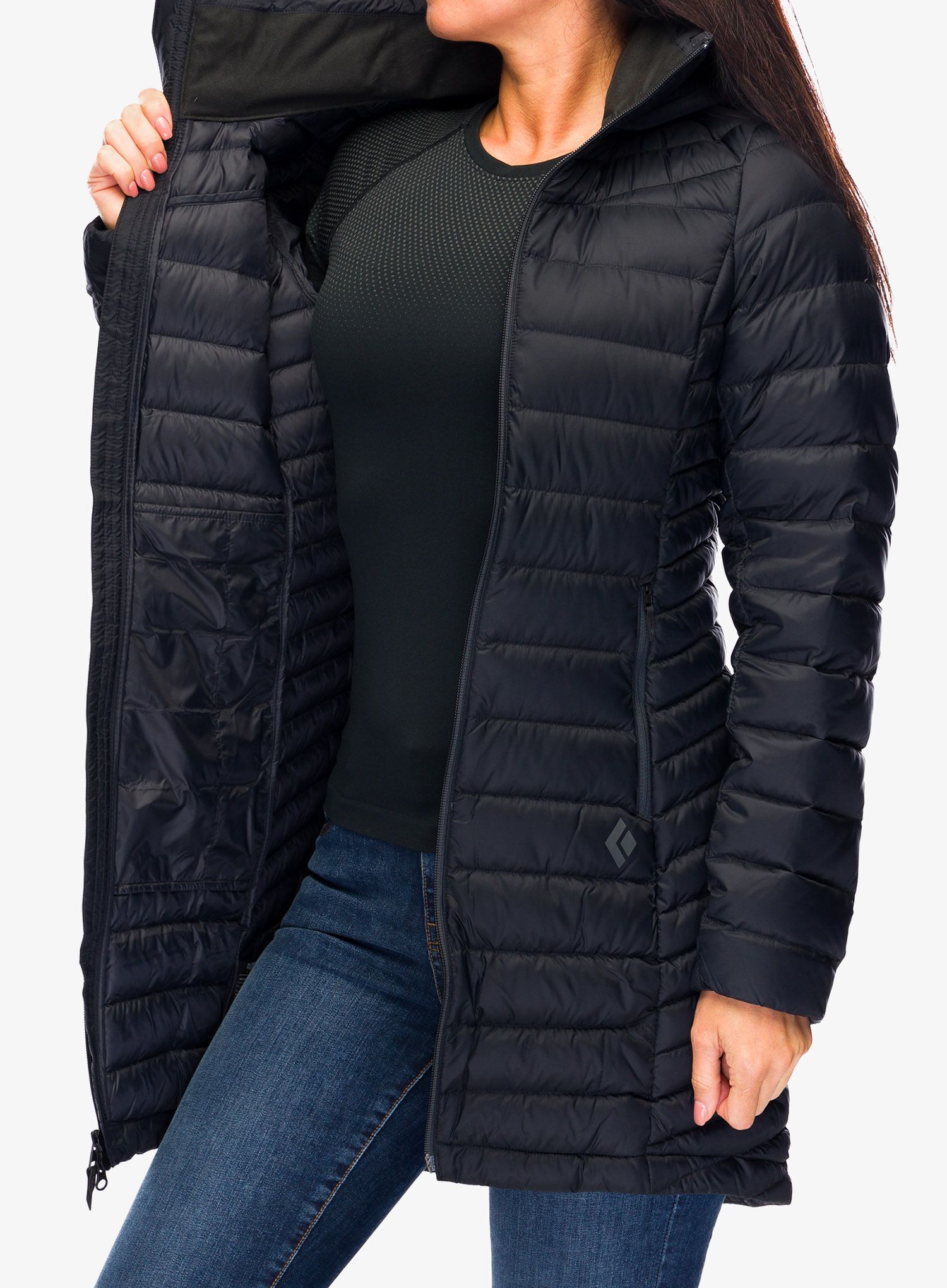 Ženski plašč Black Diamond Access Full Length Down Parka - black