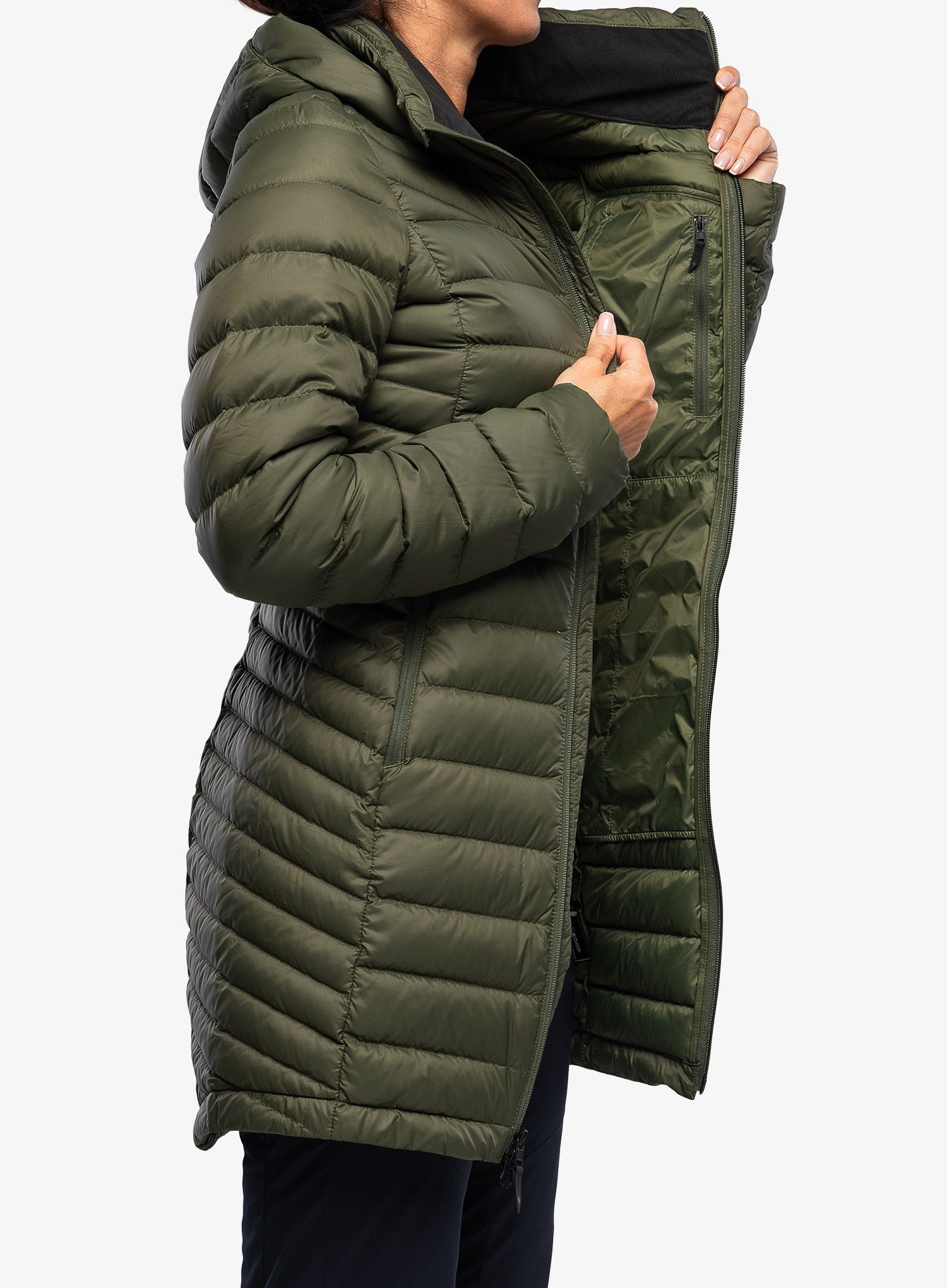 Ženski plašč Black Diamond Access Full Length Dwn Parka - tundra