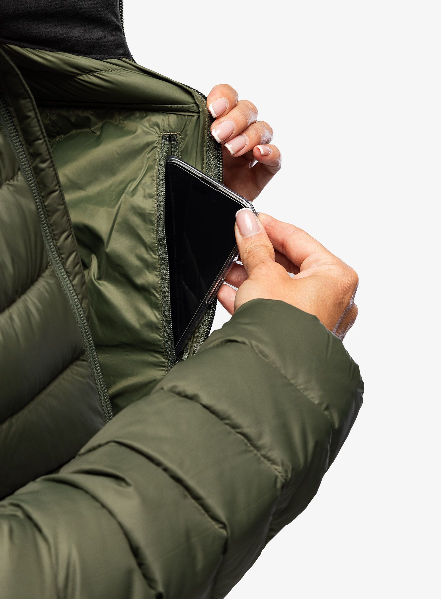Ženski plašč Black Diamond Access Full Length Dwn Parka - tundra