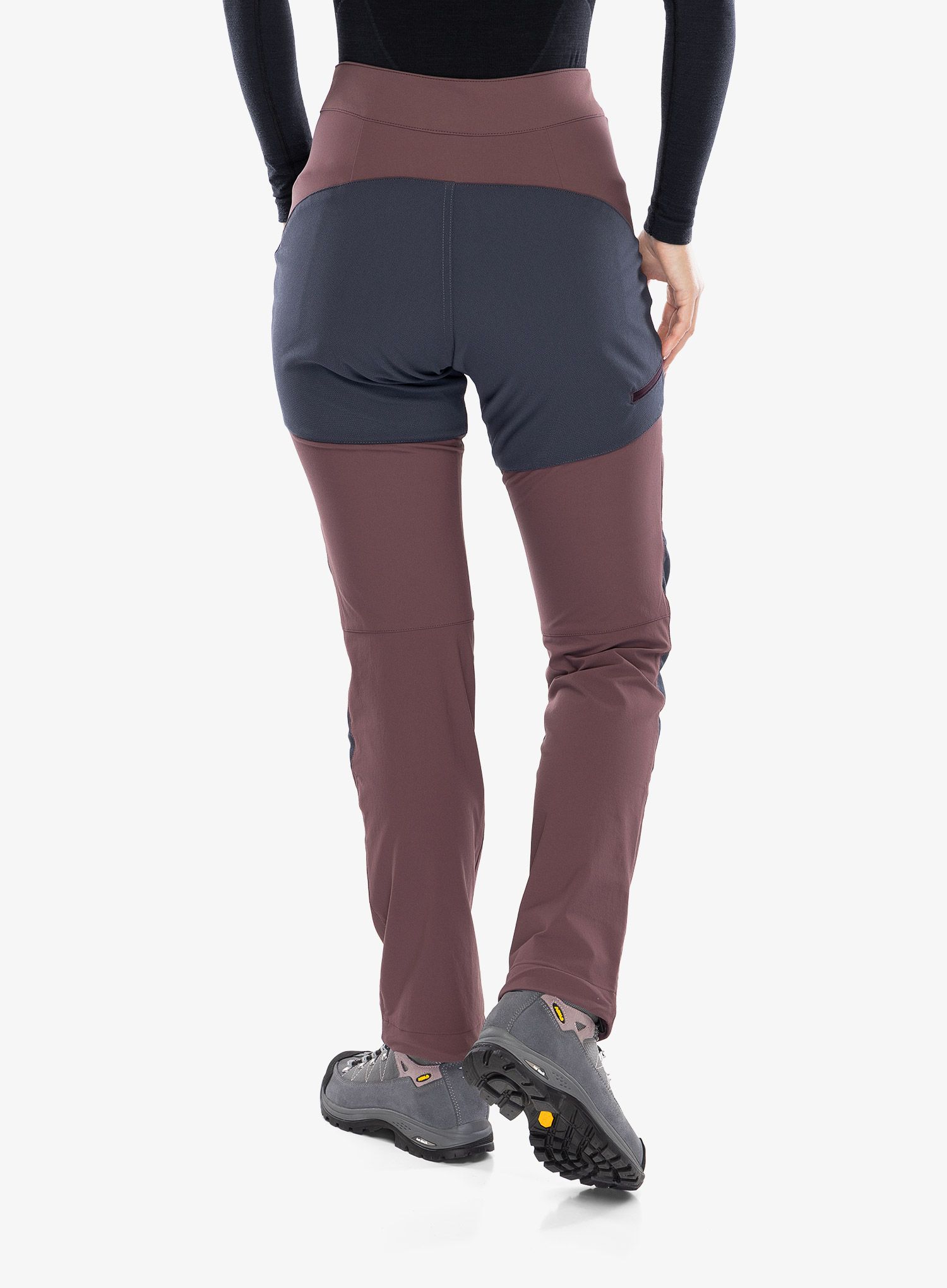 Ženske treking hlače Black Diamond Alpine Hybrid Pants - fig/charcoal