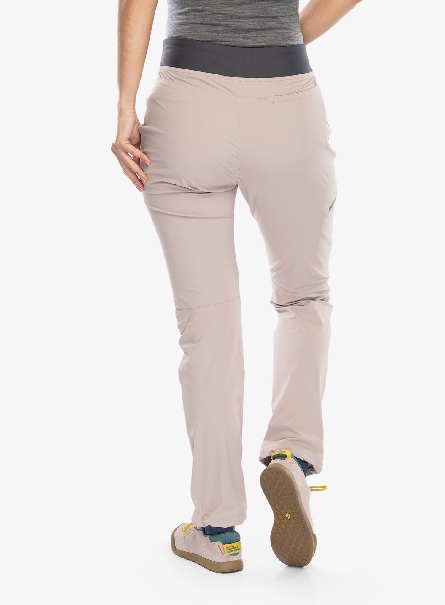 Ženske treking hlače Black Diamond Alpine Light Pants - pale mauve